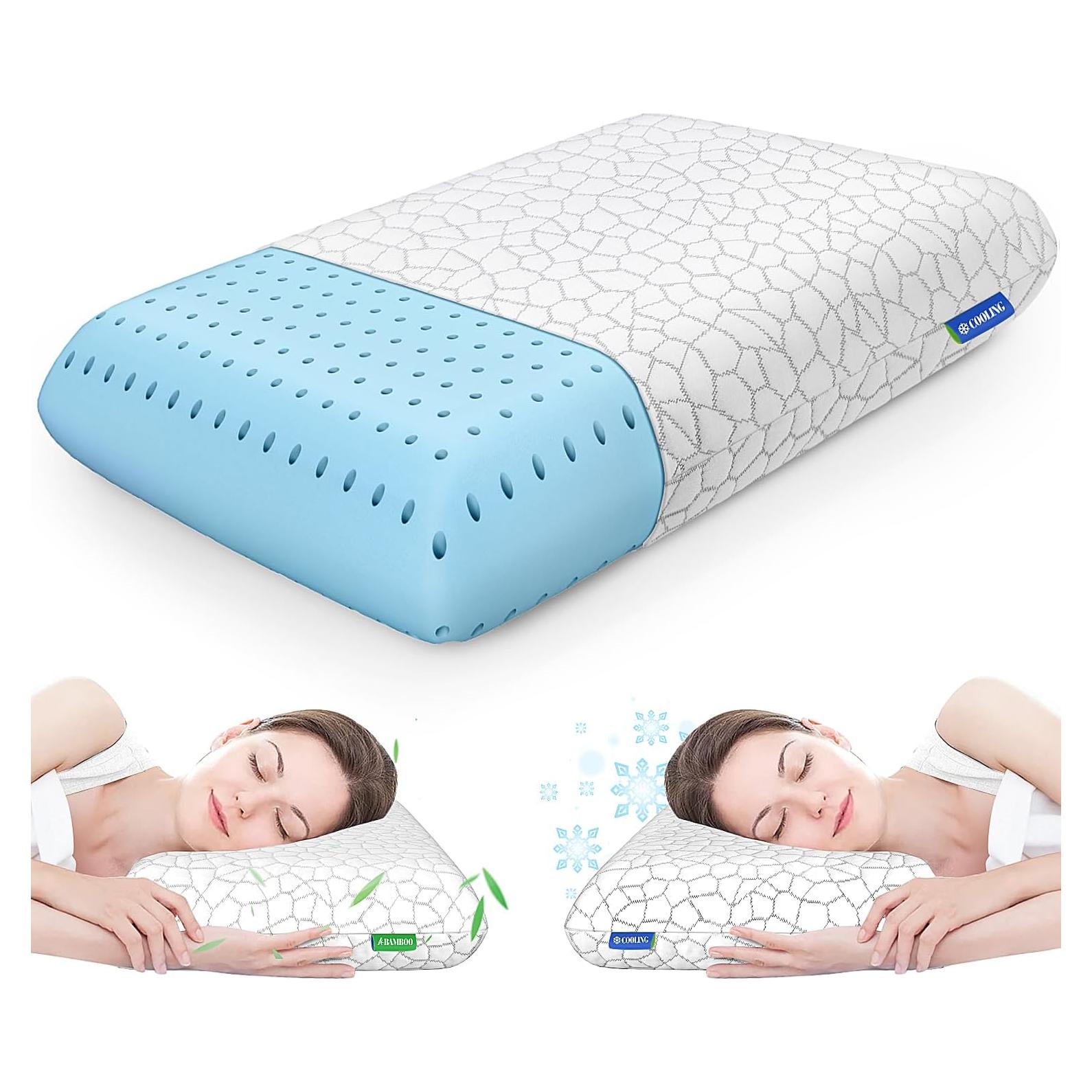 Almohada Viscoelástica CushZone Refrigerante 66.5x41.9cm