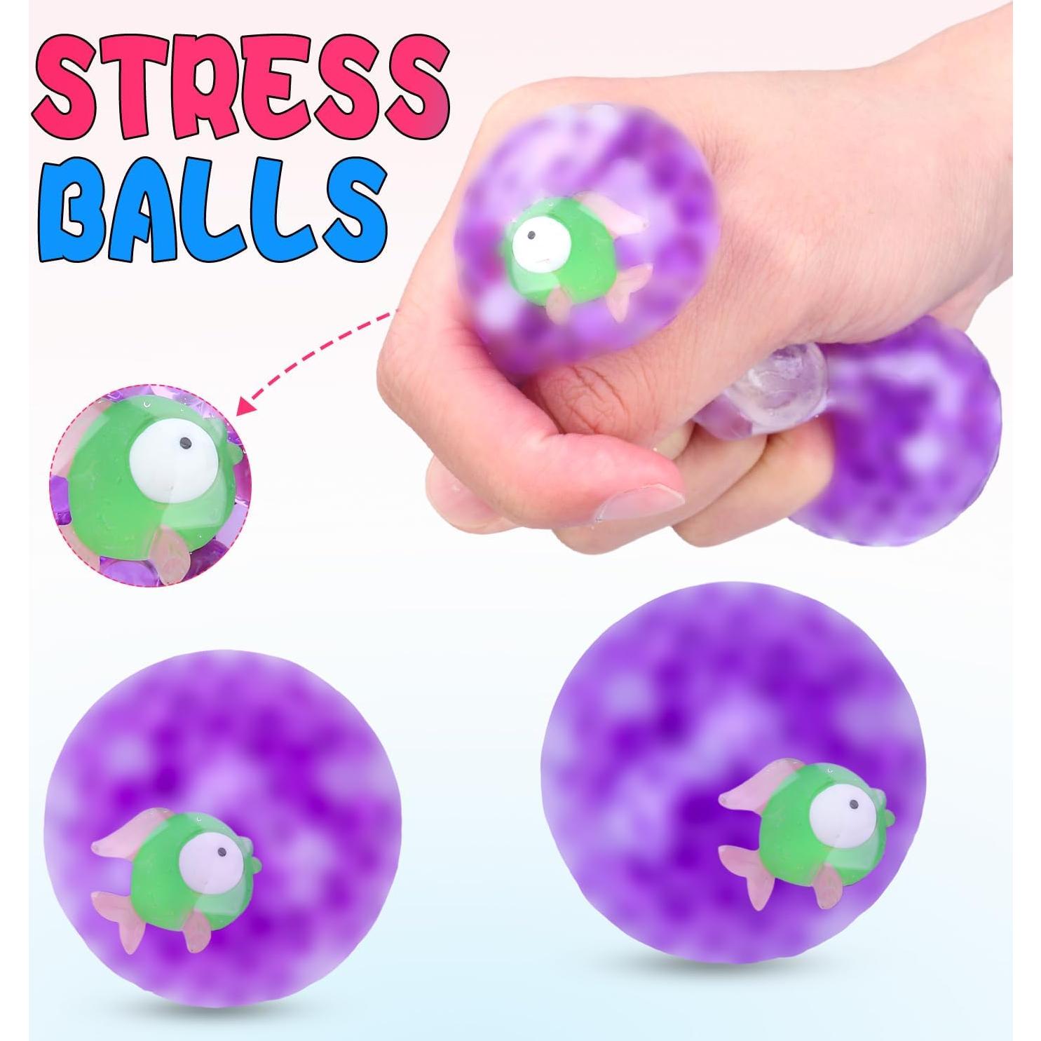 Juego de 4 Pelotas Antiestrés BESNEL - Alivio de Ansiedad