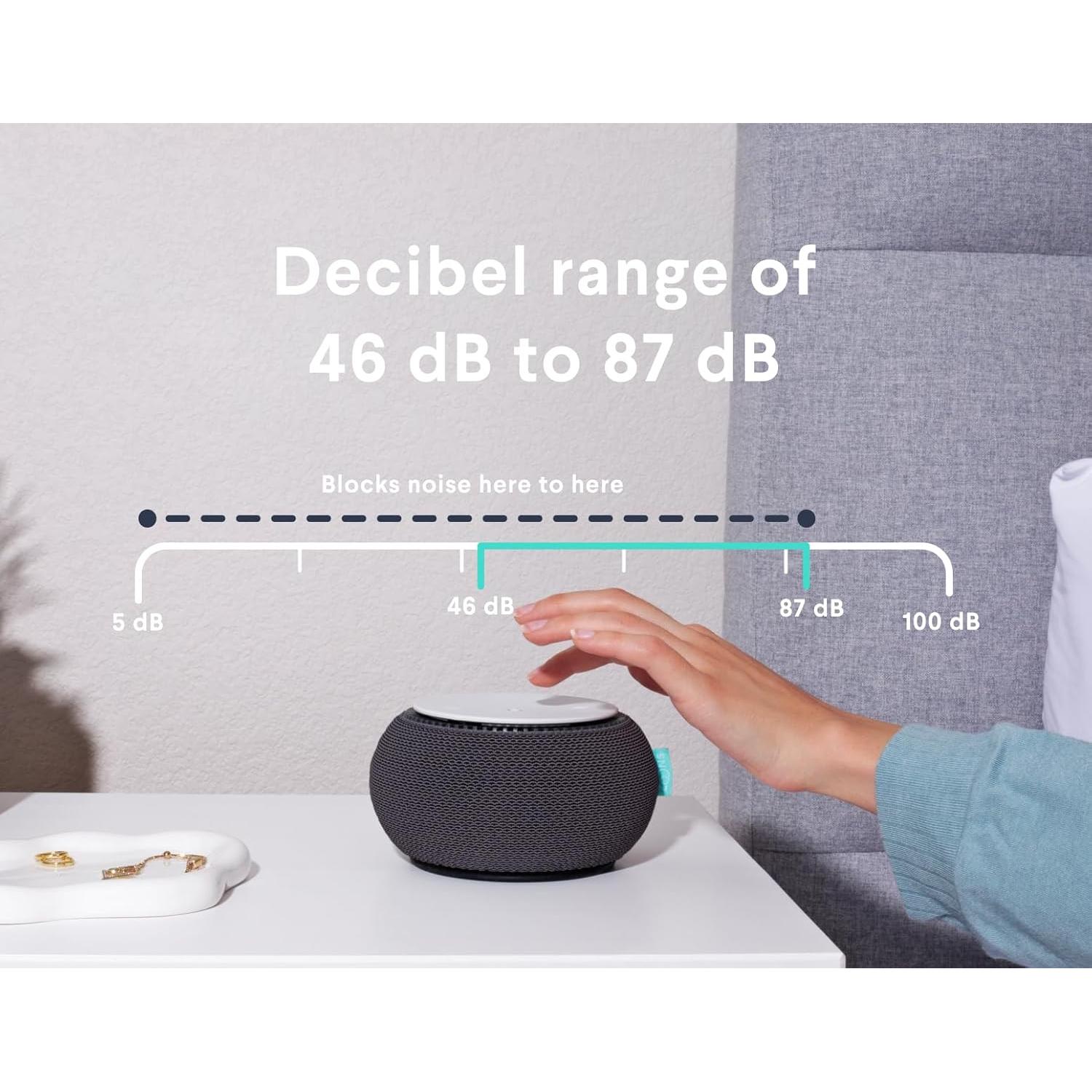 Máquina de Sonido SNOOZ Ruido Blanco Portátil Carbón 0.73 kg