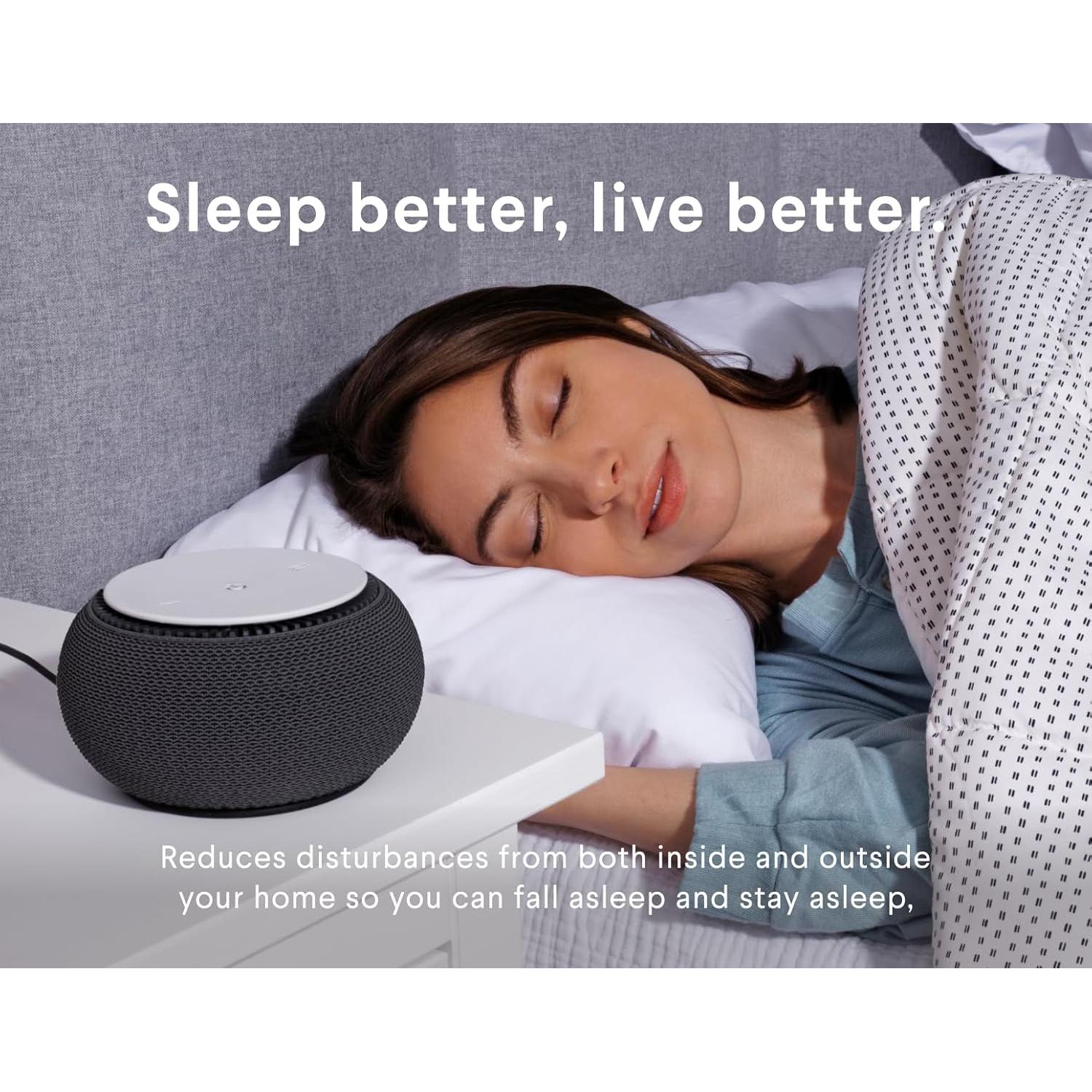 Máquina de Sonido SNOOZ Ruido Blanco Portátil Carbón 0.73 kg