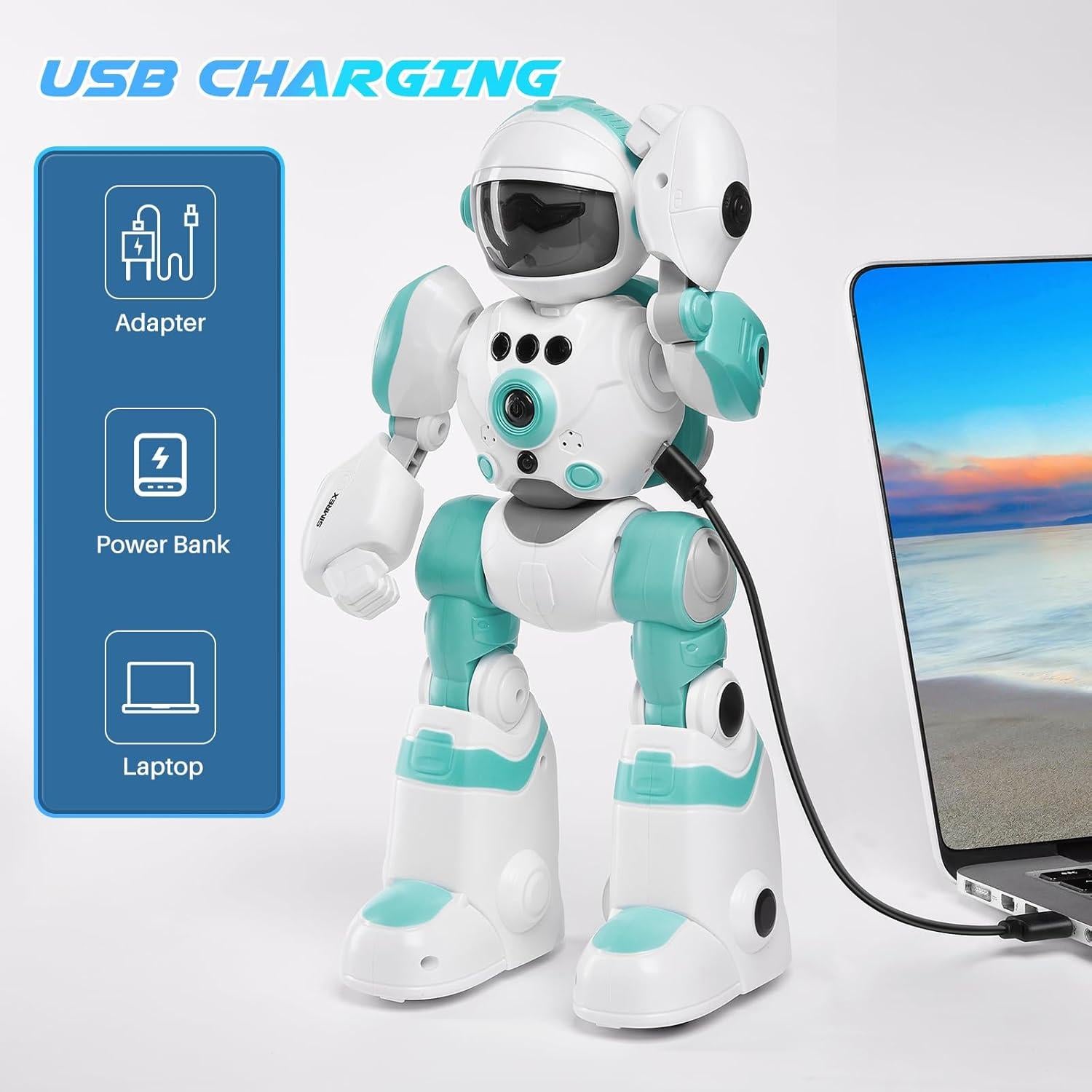 Robot Control Remoto SIMREX BG1538 Programable y Musical