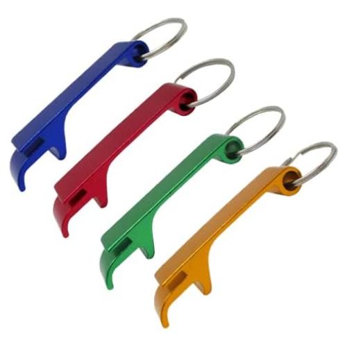 Juego de 4 Abridores de Cerveza Gadgetime USA - Aluminio Ergonómico