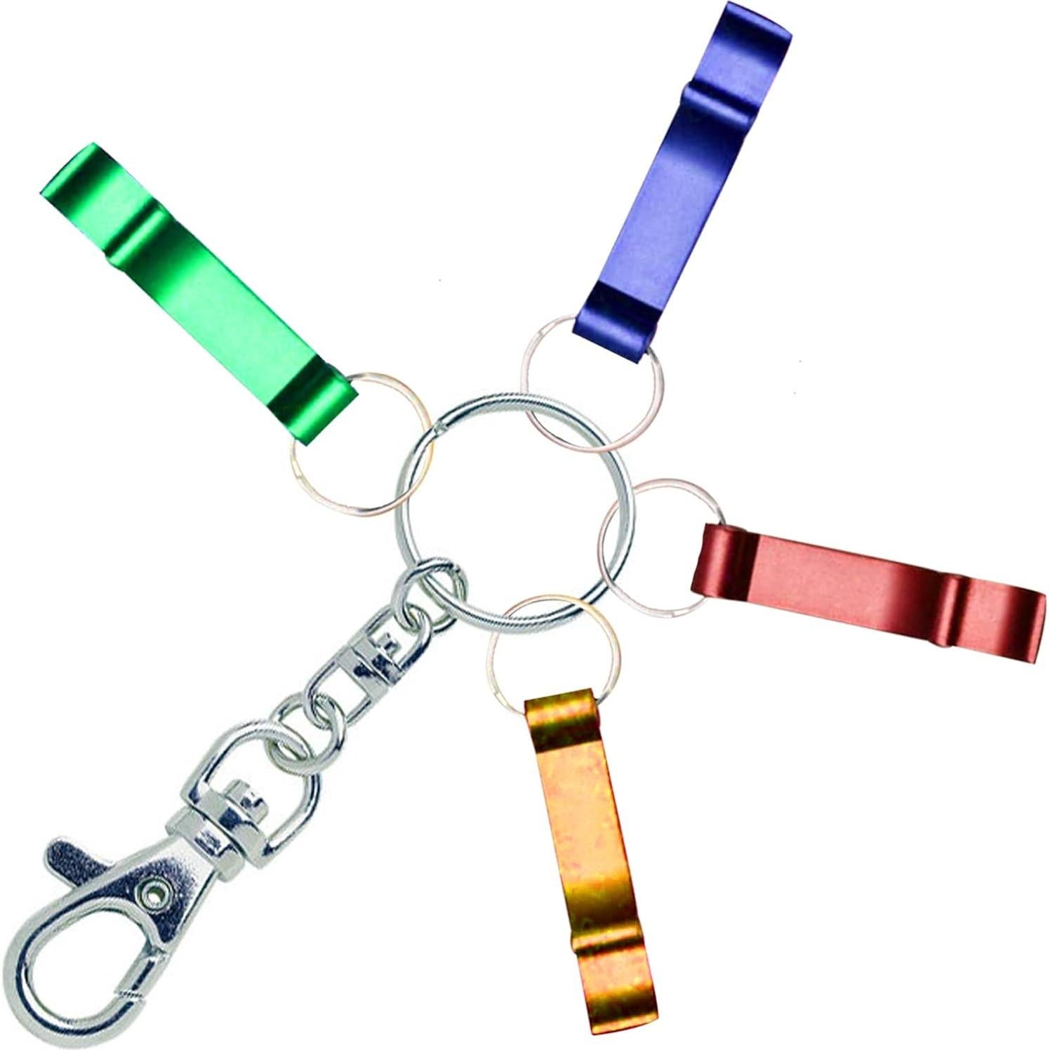 Juego de 4 Abridores de Cerveza Gadgetime USA - Aluminio Ergonómico