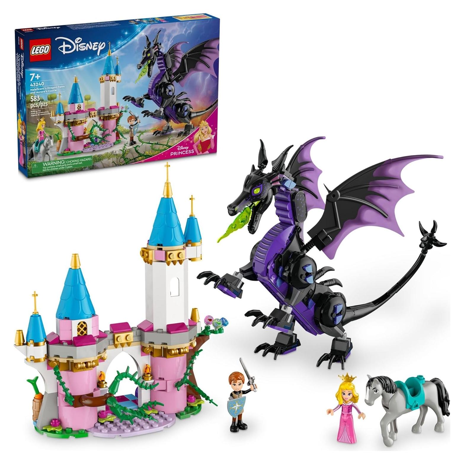 LEGO Princesa Disney Dragón de Malefica 583 Piezas 7+