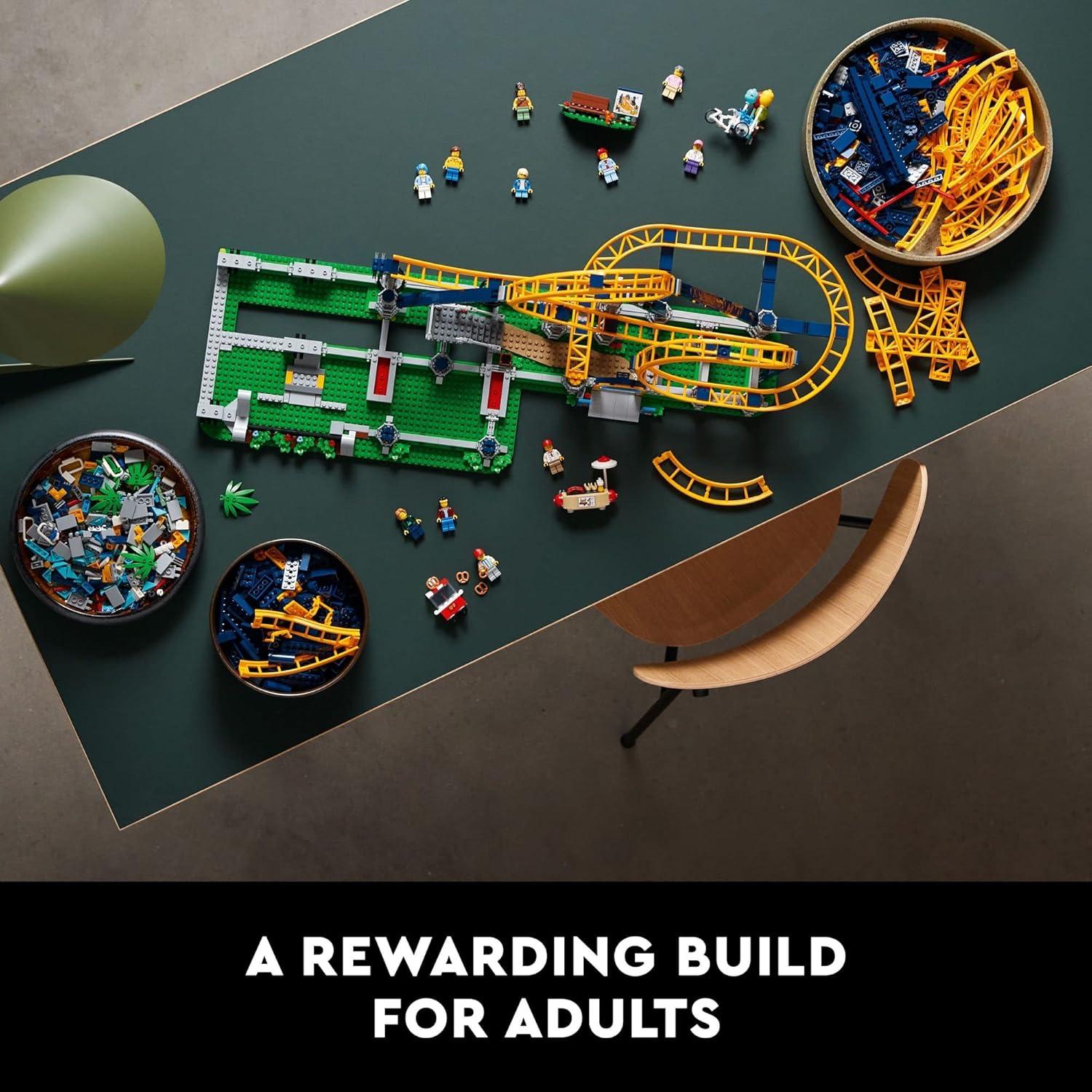 LEGO Icons Montaña Rusa 10303, Set de Construcción Adultos