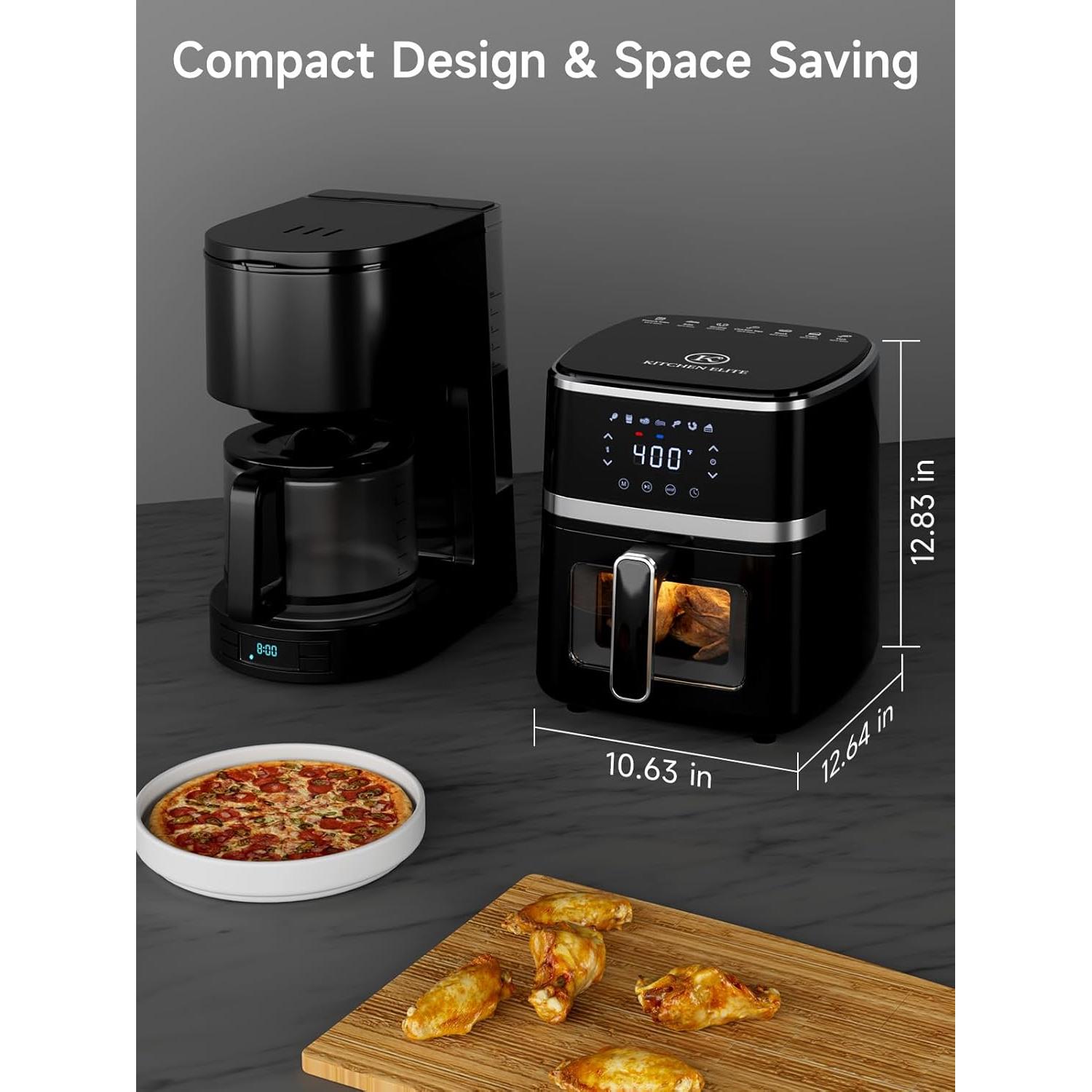 Horno de Freír Aire Kitchen Elite 5.28 Qt Digital Compacto