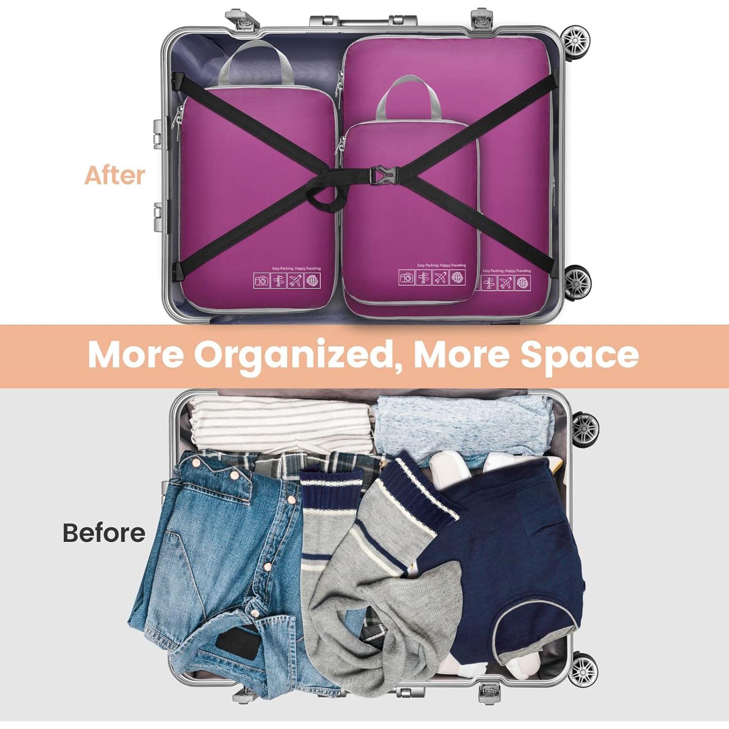 Cubos de Compresión Cambond 4 Set para Viaje Unisex