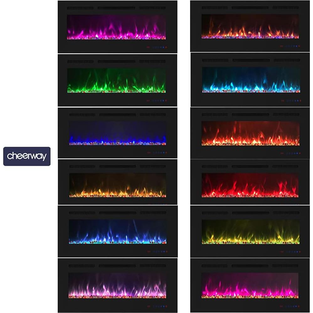 Chimenea Eléctrica Cheerway Roamer 42" con Control Remoto