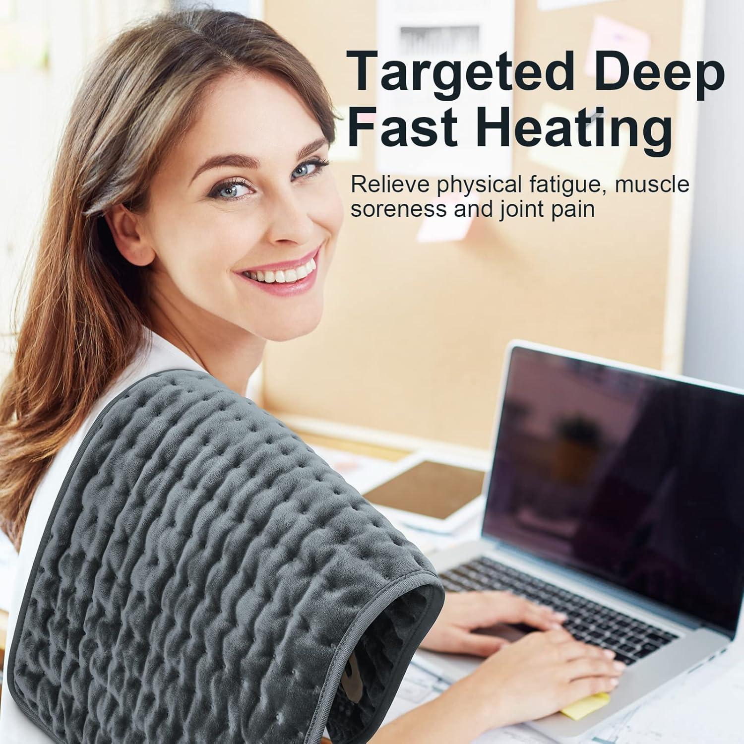 Almohadilla Calefactora SEPTYWARM 30x60 cm 6 Niveles Calor