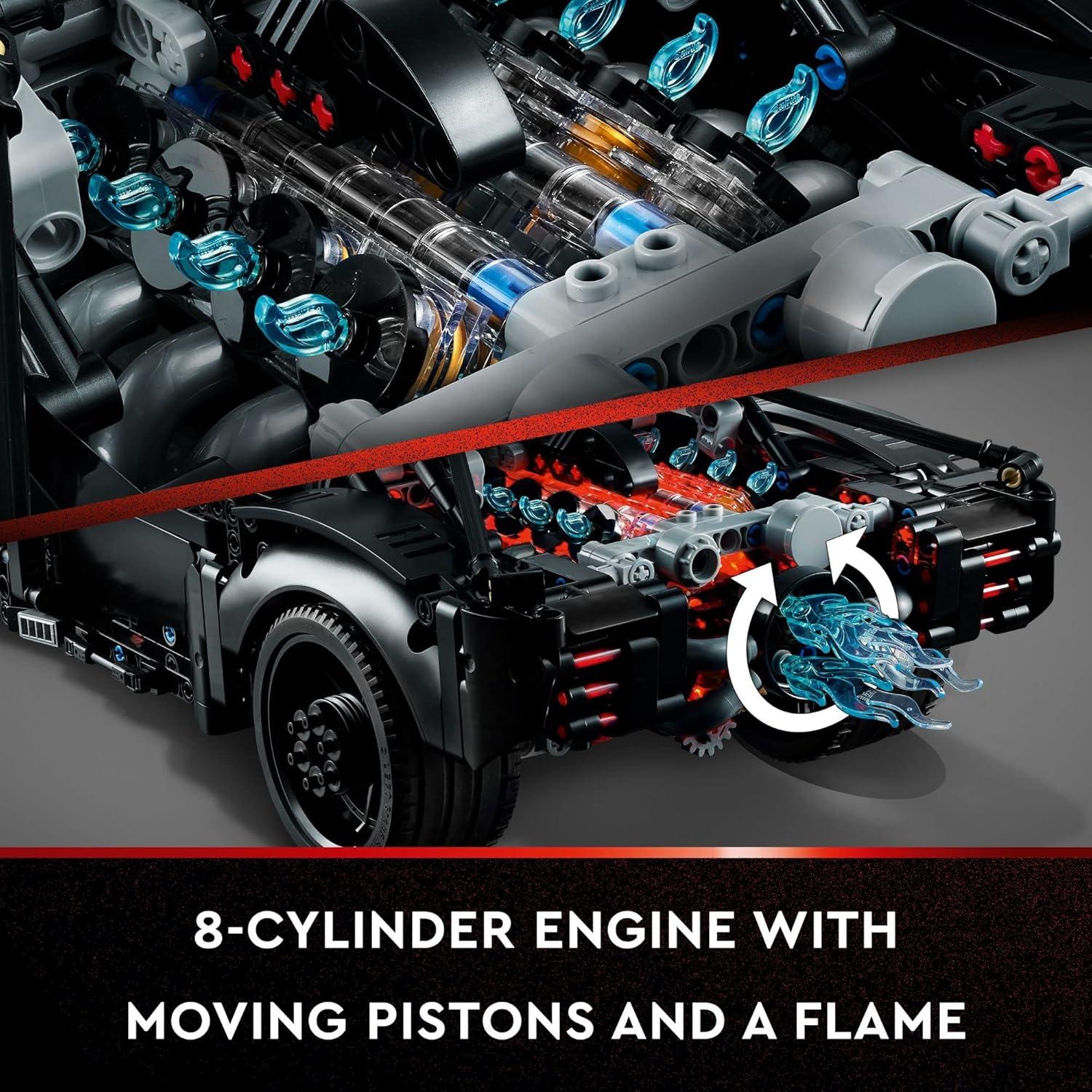 LEGO Technic El Batman - Batmóvil 42127, 1360 Piezas