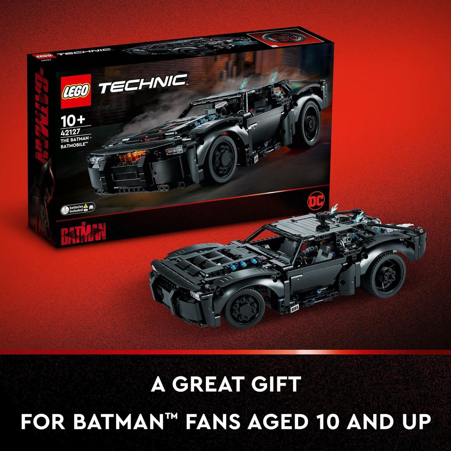LEGO Technic El Batman - Batmóvil 42127, 1360 Piezas