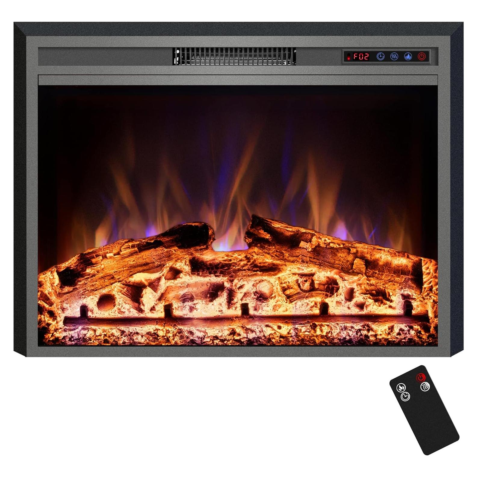 Chimenea Eléctrica Kentsky 76,2 cm con Control Remoto