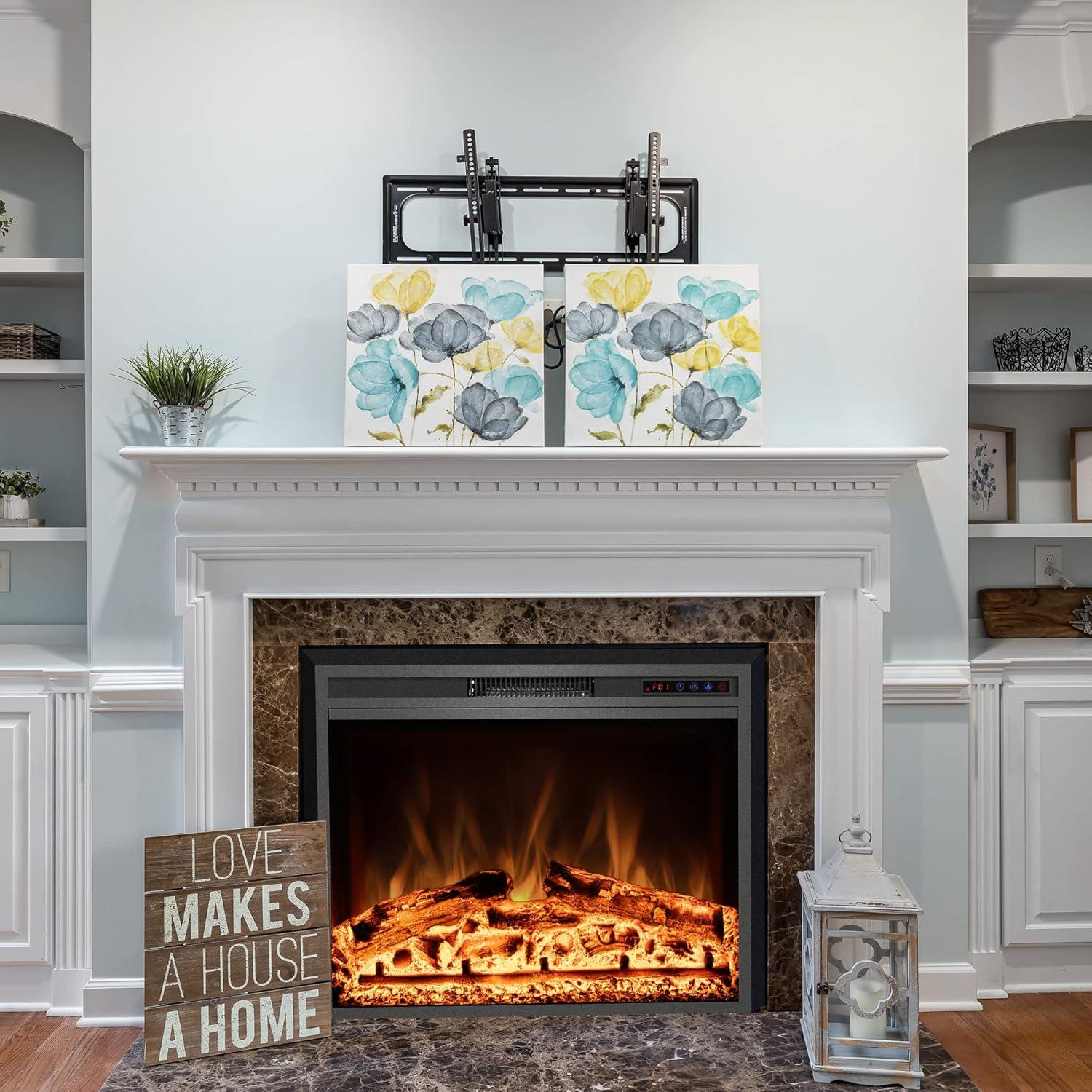 Chimenea Eléctrica Kentsky 76,2 cm con Control Remoto