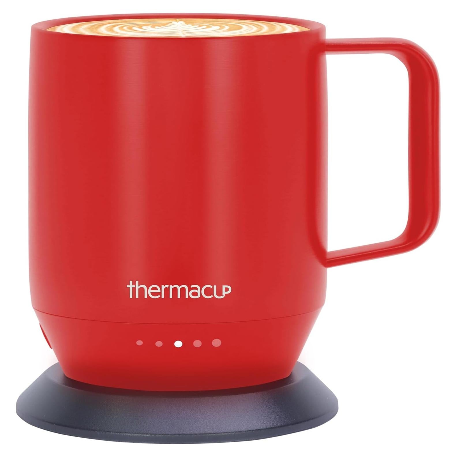 Taza Térmica Inteligente Thermacup 12oz Rojo Cereza