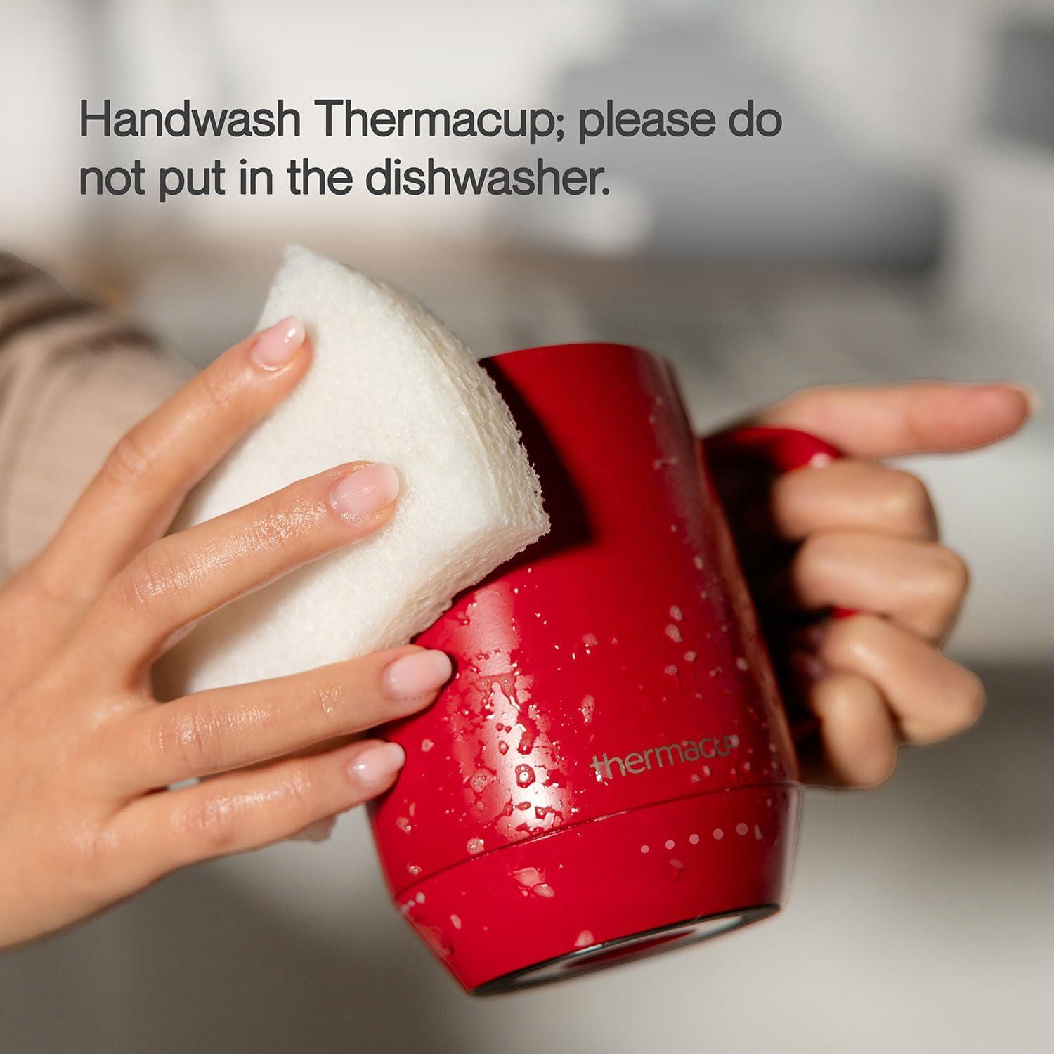 Taza Térmica Inteligente Thermacup 12oz Rojo Cereza