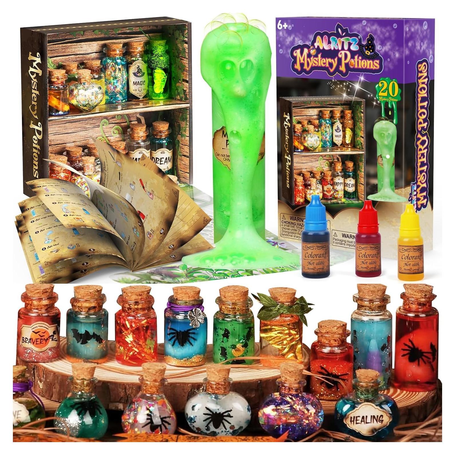 Kit de Pociones Mágicas Alritz 20 Botellas para Niños