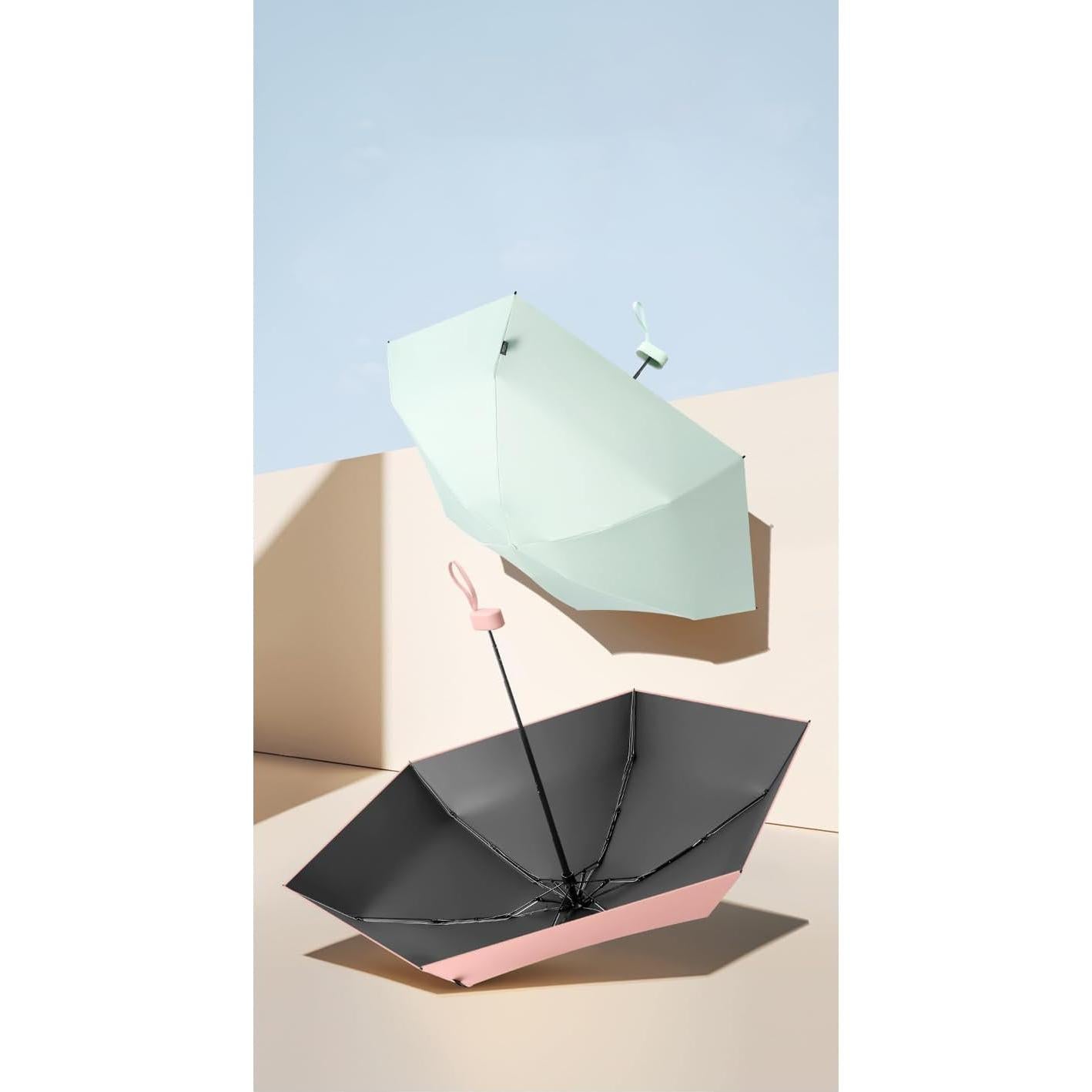 Mini Paraguas de Viaje Kaqui - Compacto y Ligero con UV