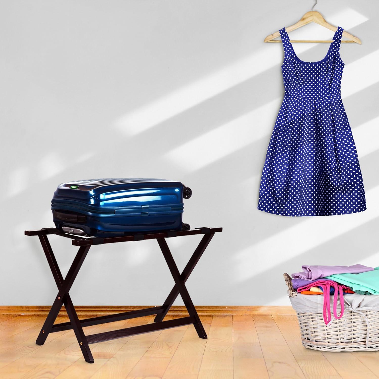 Rack de Equipaje Plegable Casual Home 76.2 cm Madera Maciza