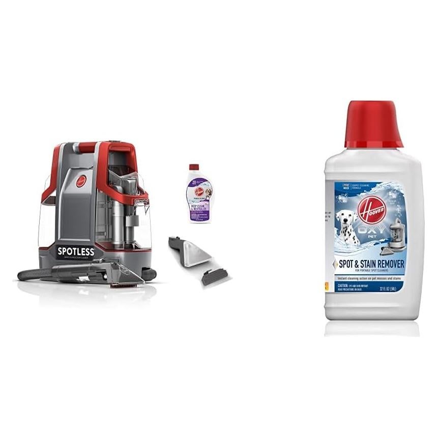 Limpiador de manchas portátil Hoover Spotless 0.94L rojo