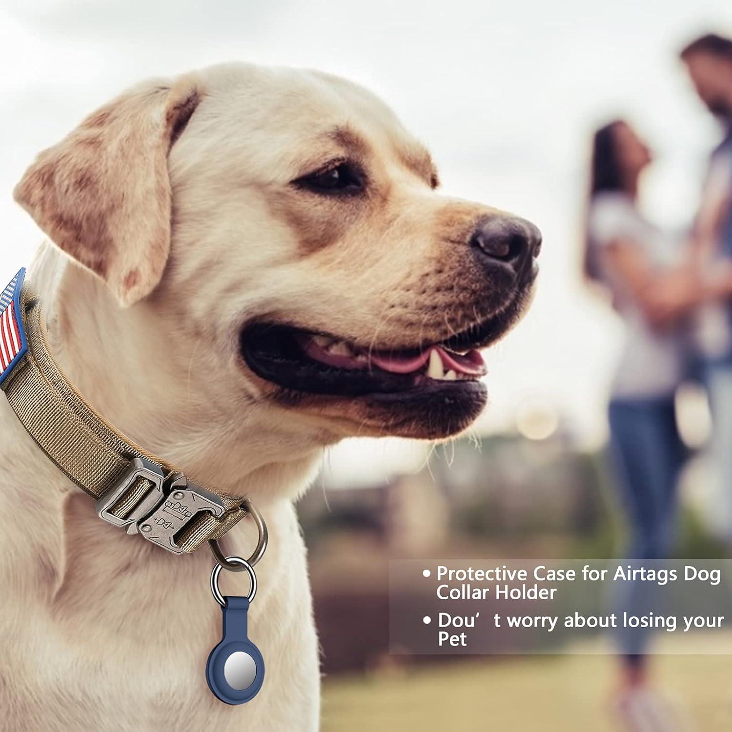 Collar y Correa Táctico DAGANXI para Perros Grandes Marrón