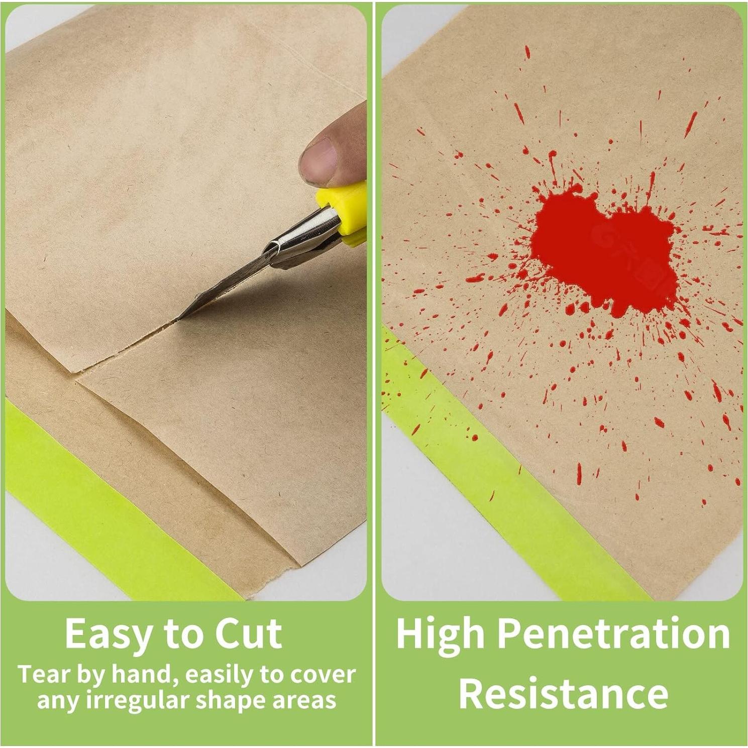 Papel de Enmascarar Pre-Adhesivo Tangibay 30cm x 15m