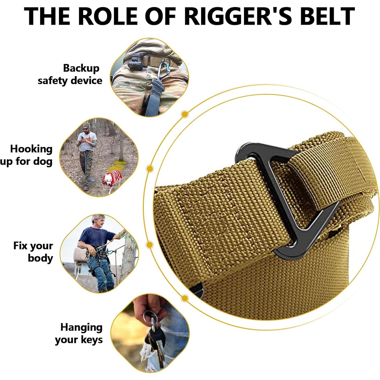 Cinturón Táctico Fairwin 1.5" Nylon Utilitario Hombre