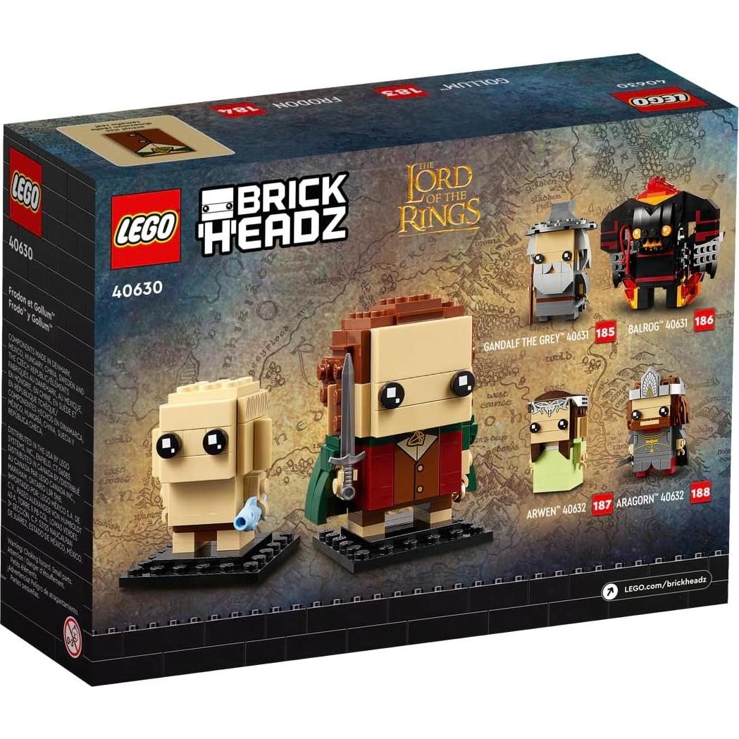LEGO BrickHeadz Frodo y Gollum 40630 El Señor de los Anillos