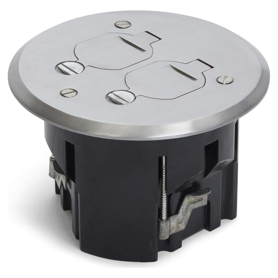 Kit Caja Piso Redonda Lew Electric PBR1-FPA Aluminio 12.86 cm