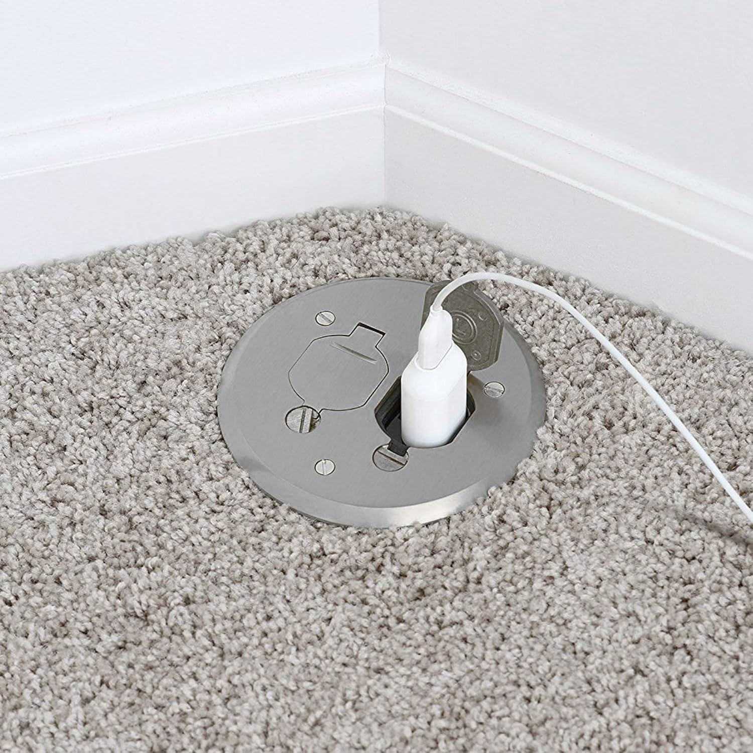 Kit Caja Piso Redonda Lew Electric PBR1-FPA Aluminio 12.86 cm