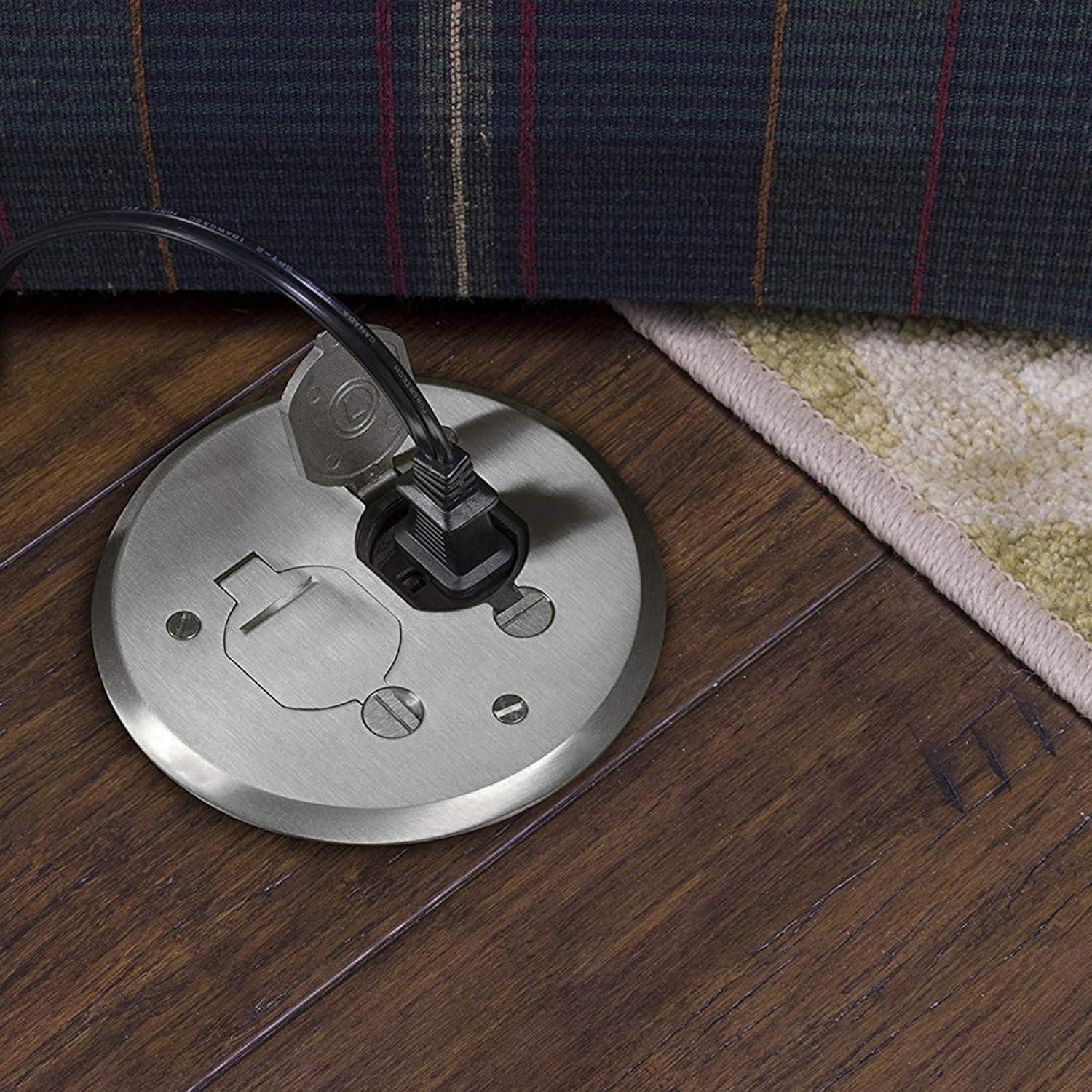 Kit Caja Piso Redonda Lew Electric PBR1-FPA Aluminio 12.86 cm