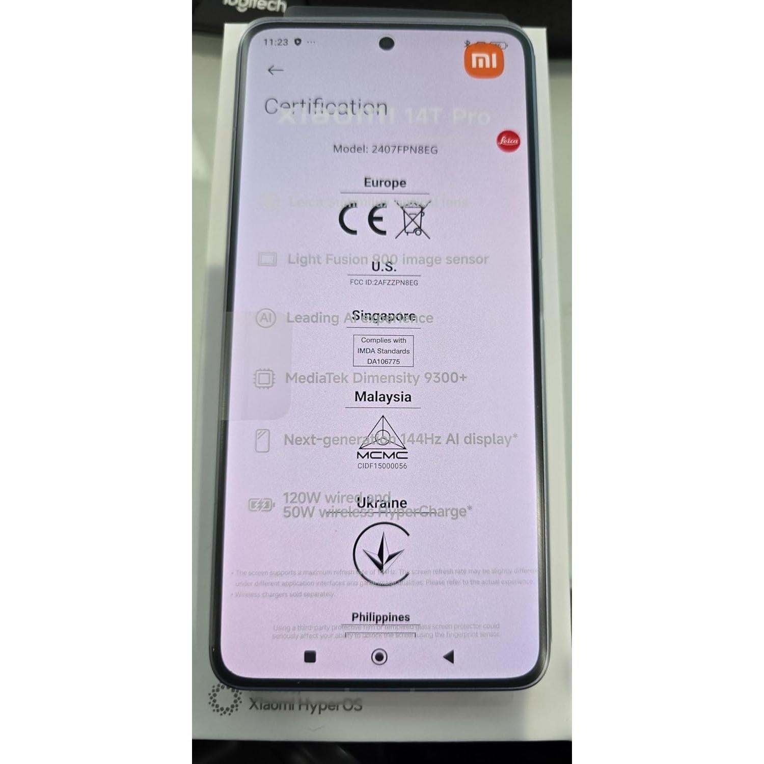 Xiaomi 14T Pro 5G Smartphone 512GB/12GB Cámara Leica 50MP