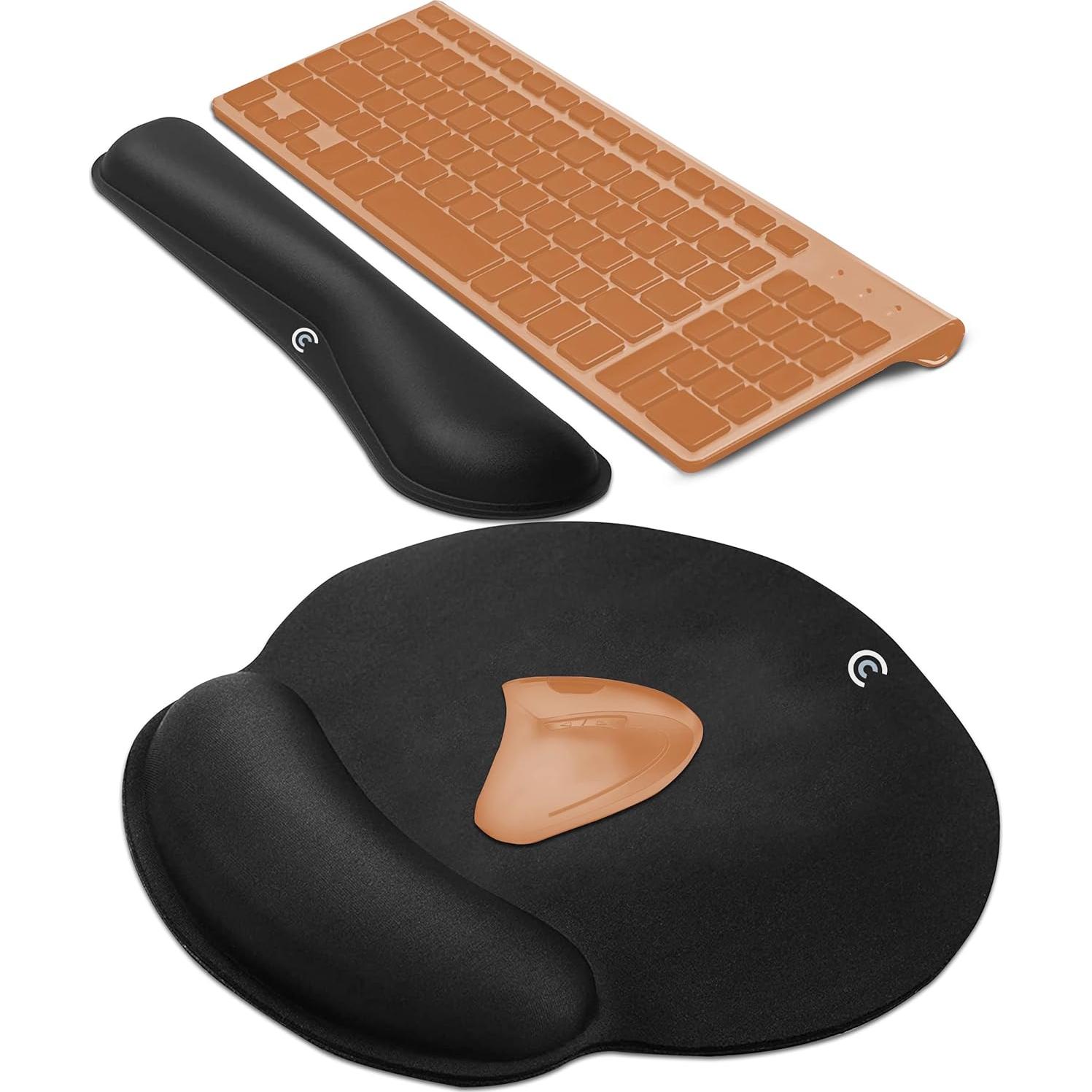 Juego de 4 Reposamuñecas Ergonómicos CushionCare - Espuma Viscoelástica