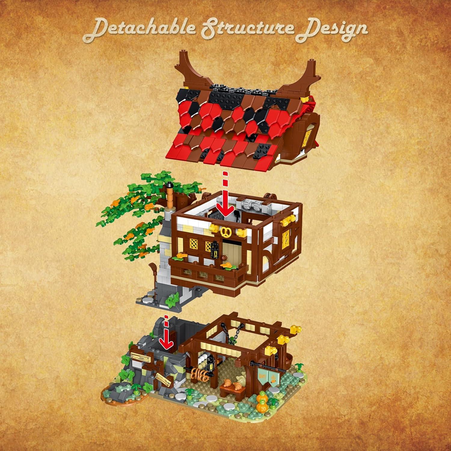 JMBricklayer Casa Medieval 30111 Bloques 1.93 kg