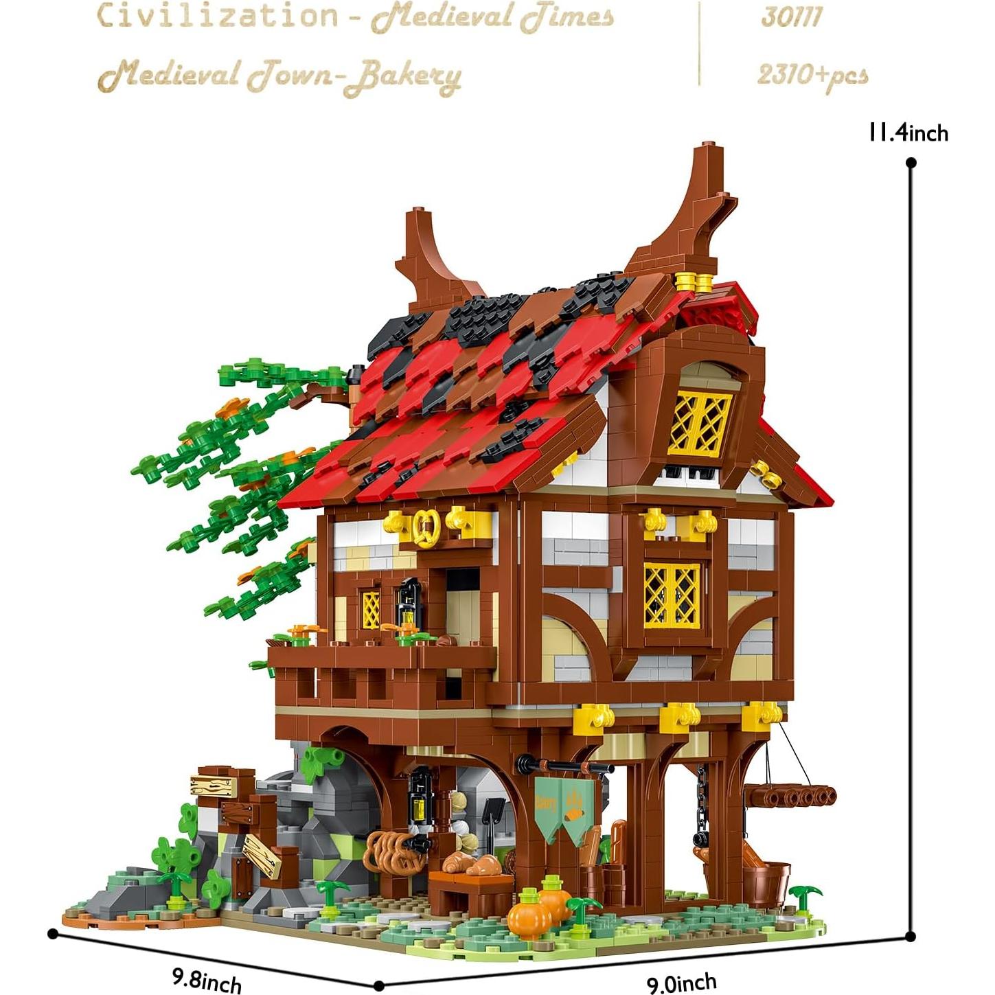 JMBricklayer Casa Medieval 30111 Bloques 1.93 kg