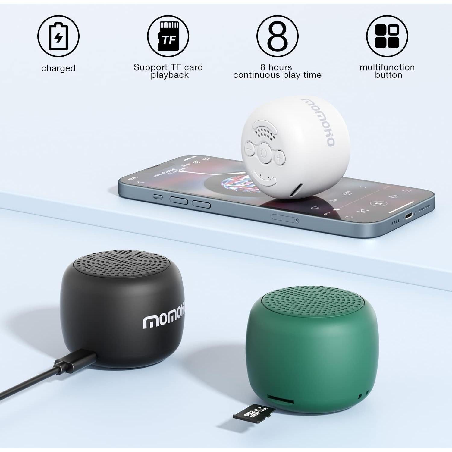 Altavoz Bluetooth Portátil Dongguan BTS0053, Sonido HD, Resistente al Agua