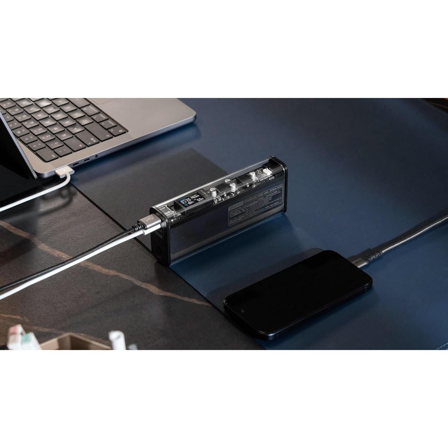 Banco de Energía Shargeek 140W 20000mAh Cargador Portátil