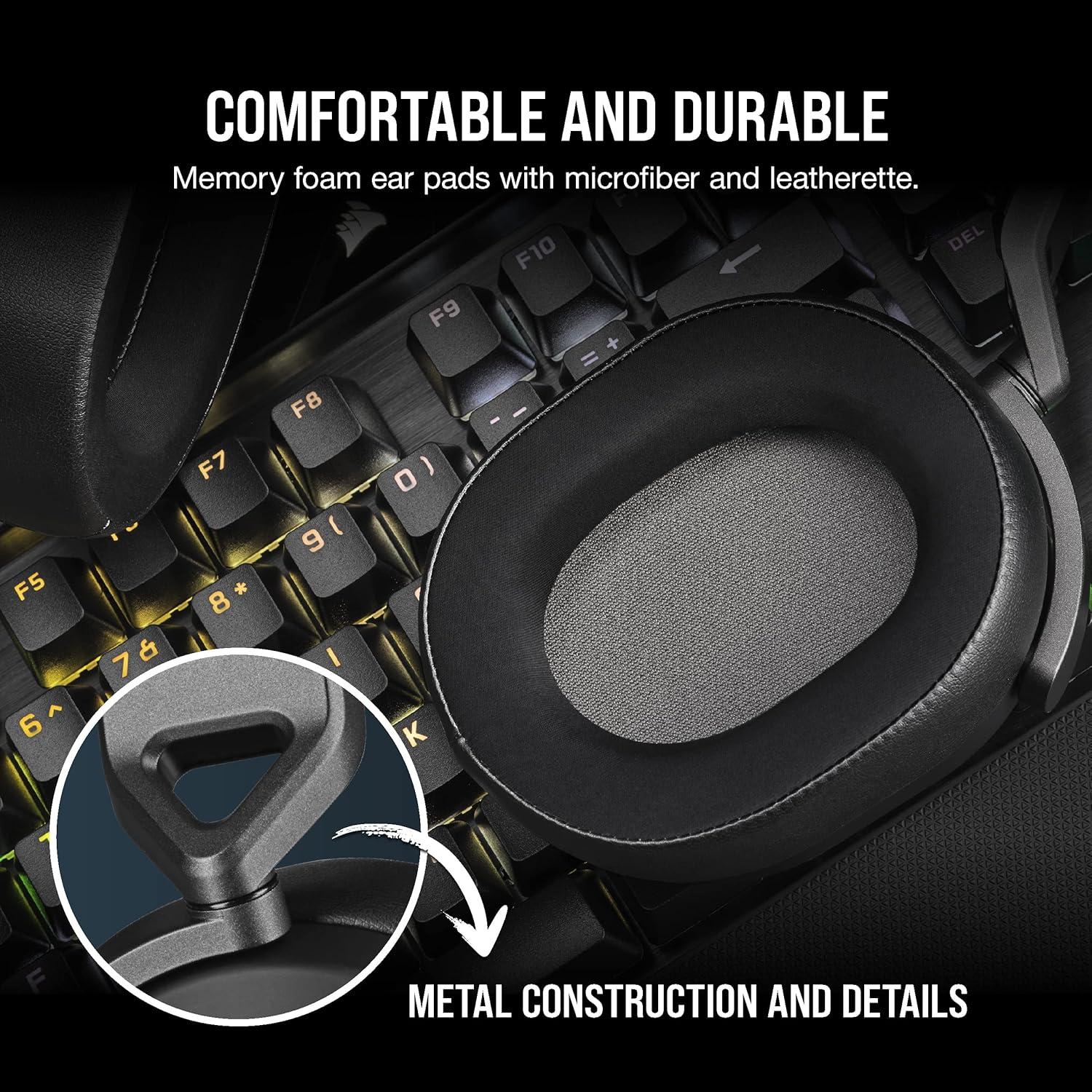 Auriculares Gaming CORSAIR HS65 SURROUND - Dolby Atmos - 3.5mm