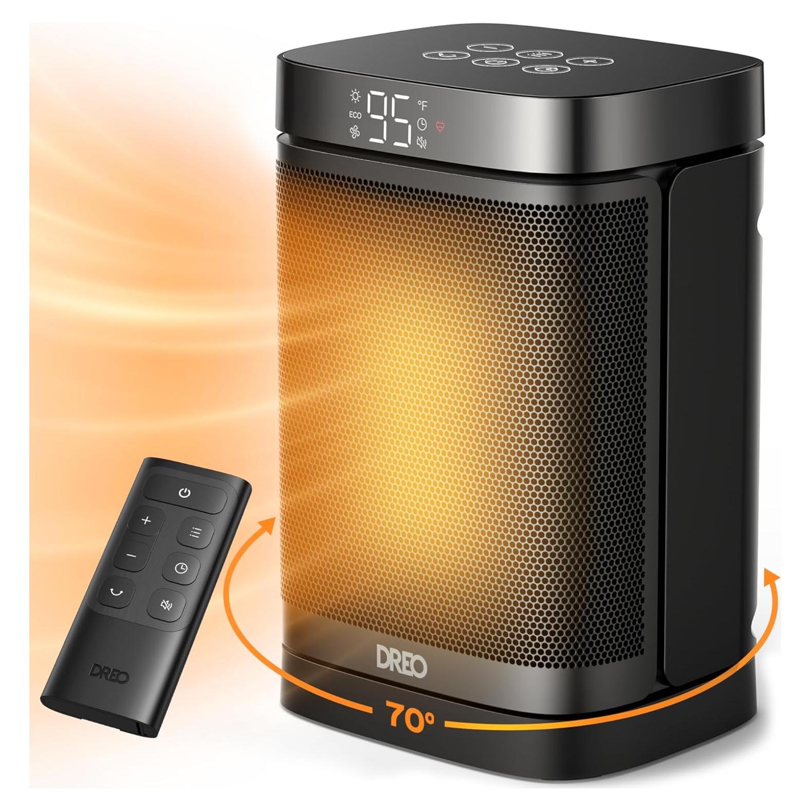 Calentador Eléctrico Dreo DR-HSH004 1500W Oscilante 70°