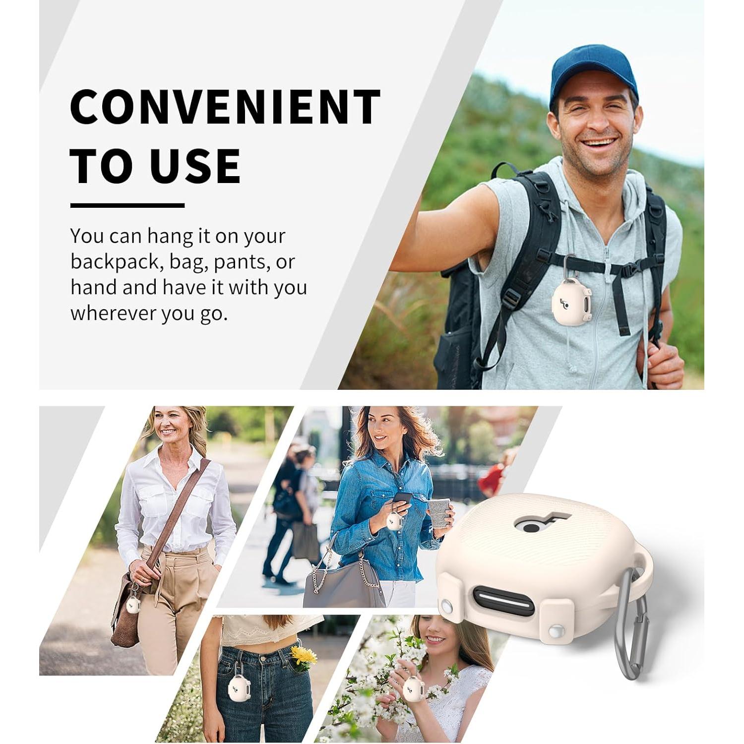 Funda de Silicona WADVCU para Anker Soundcore Sport X20 - Albaricoque