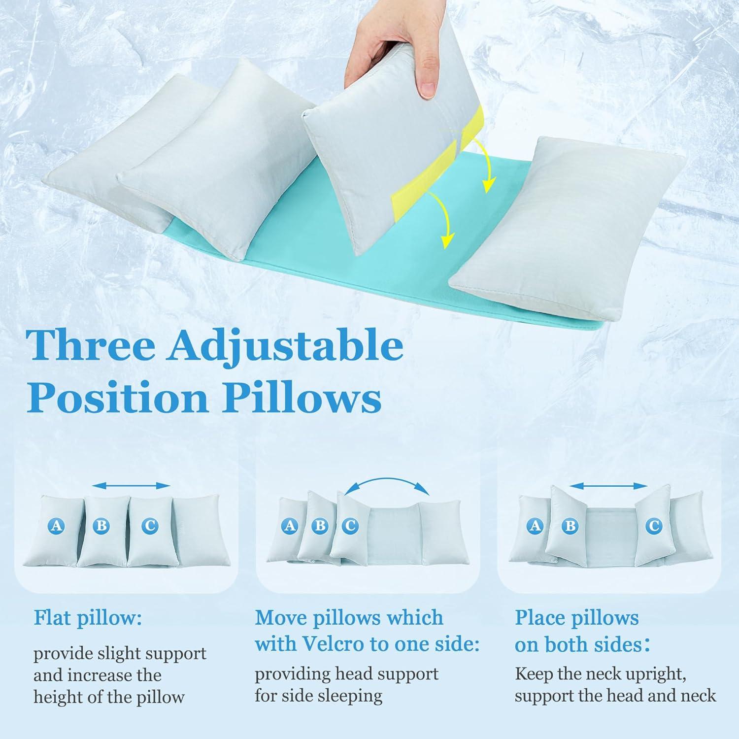 Cojín Estabilizador de Cabeza Refrigerante Mistuki 20x16cm