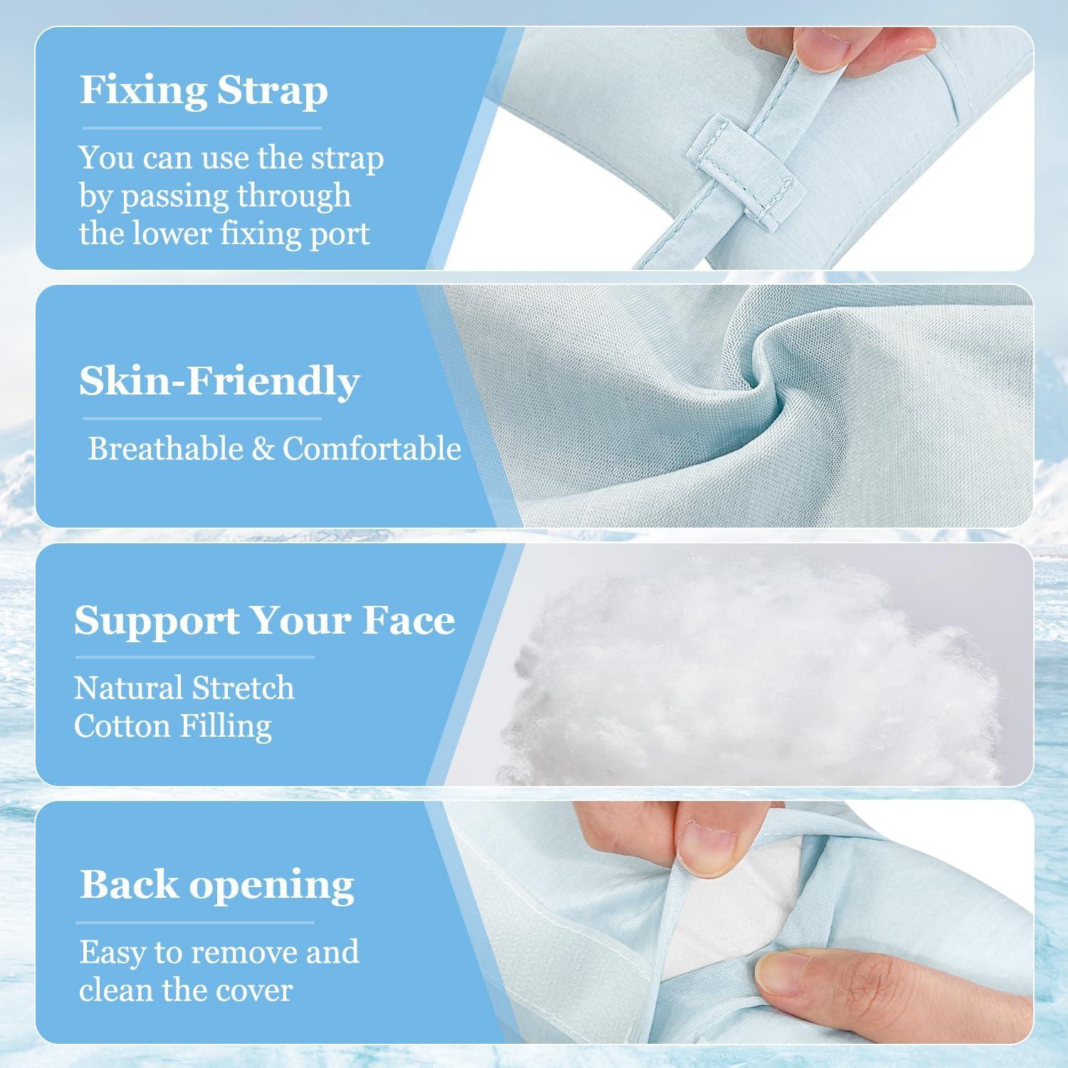 Cojín Estabilizador de Cabeza Refrigerante Mistuki 20x16cm