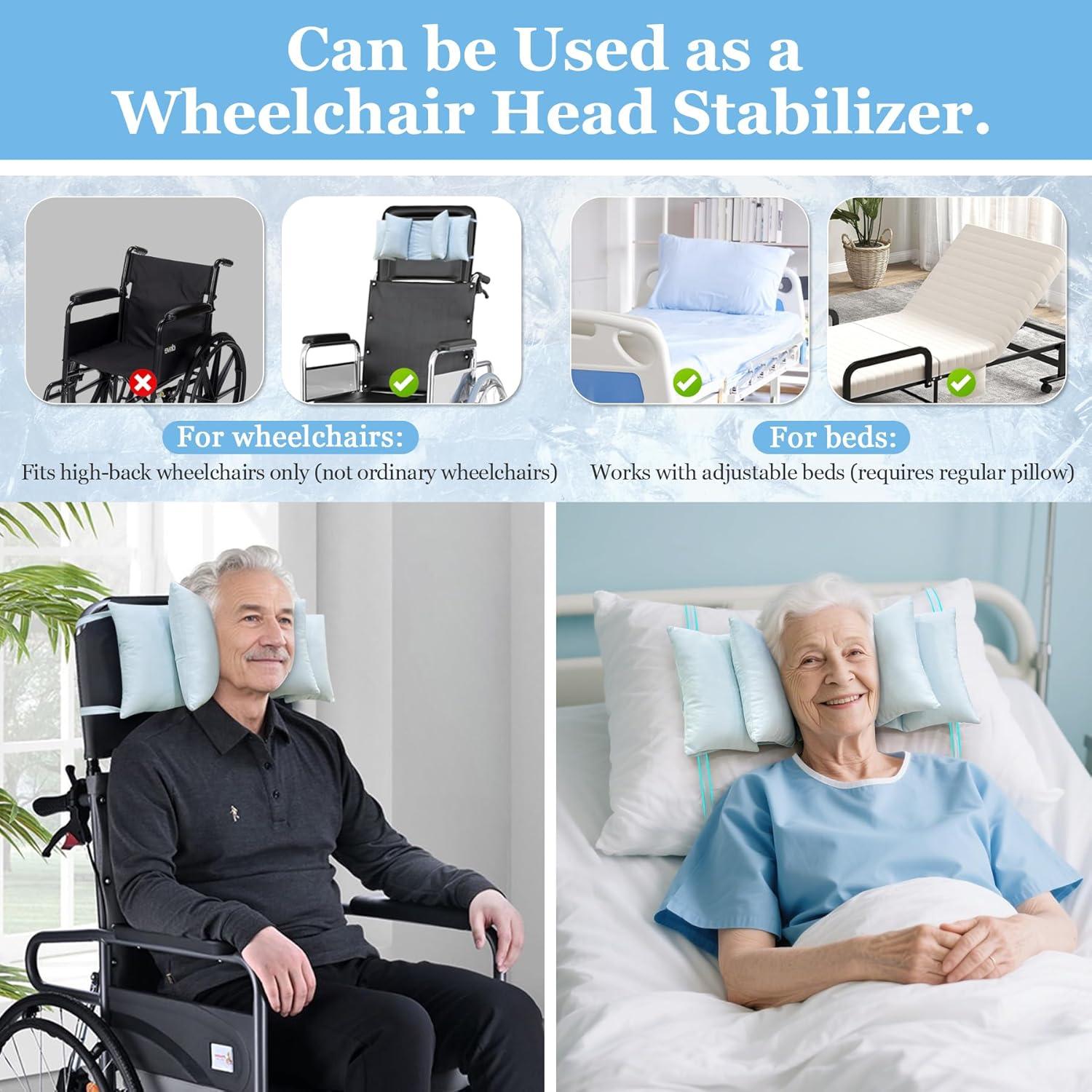 Cojín Estabilizador de Cabeza Refrigerante Mistuki 20x16cm