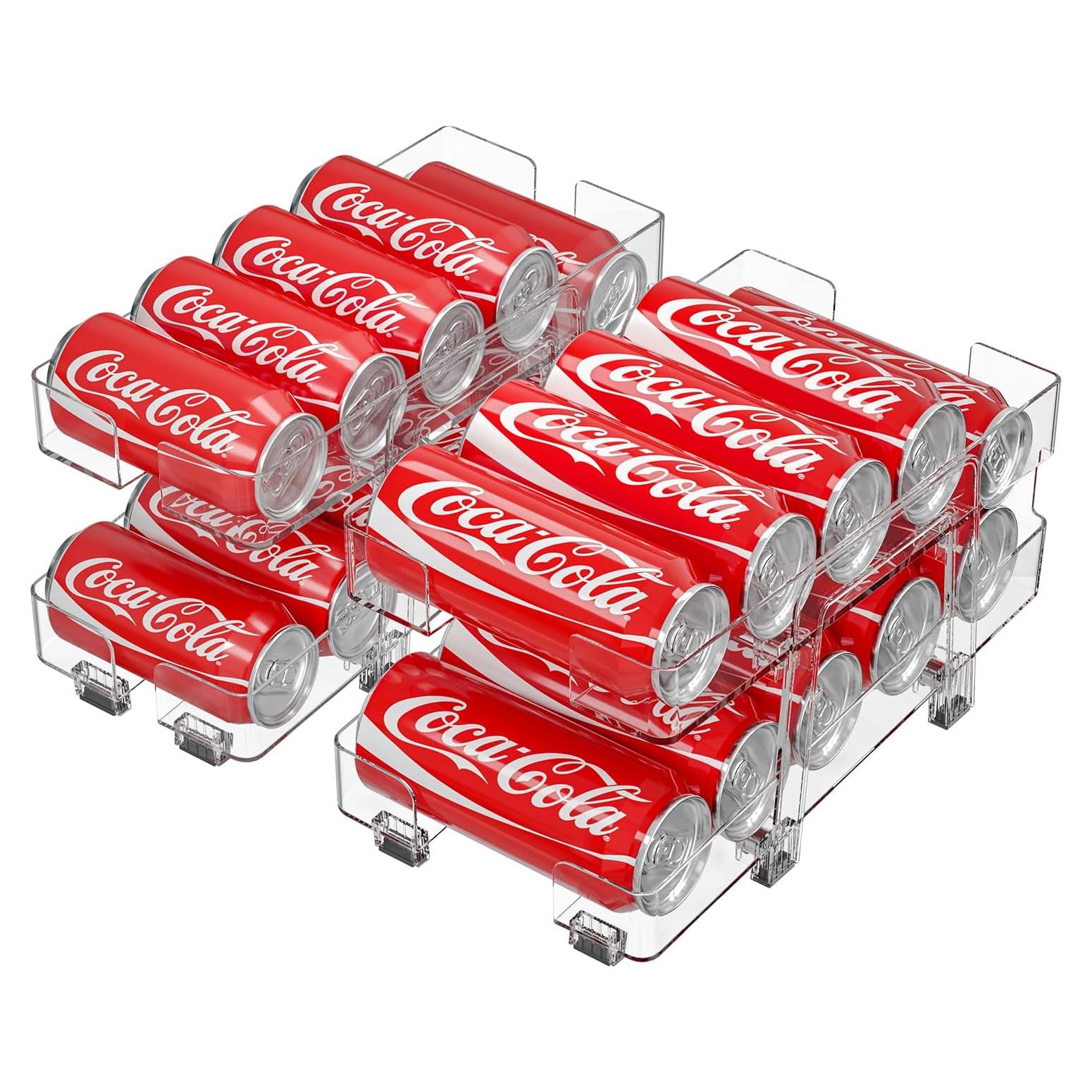 Organizador de Latas de Soda IBORING 2 Niveles Expandible