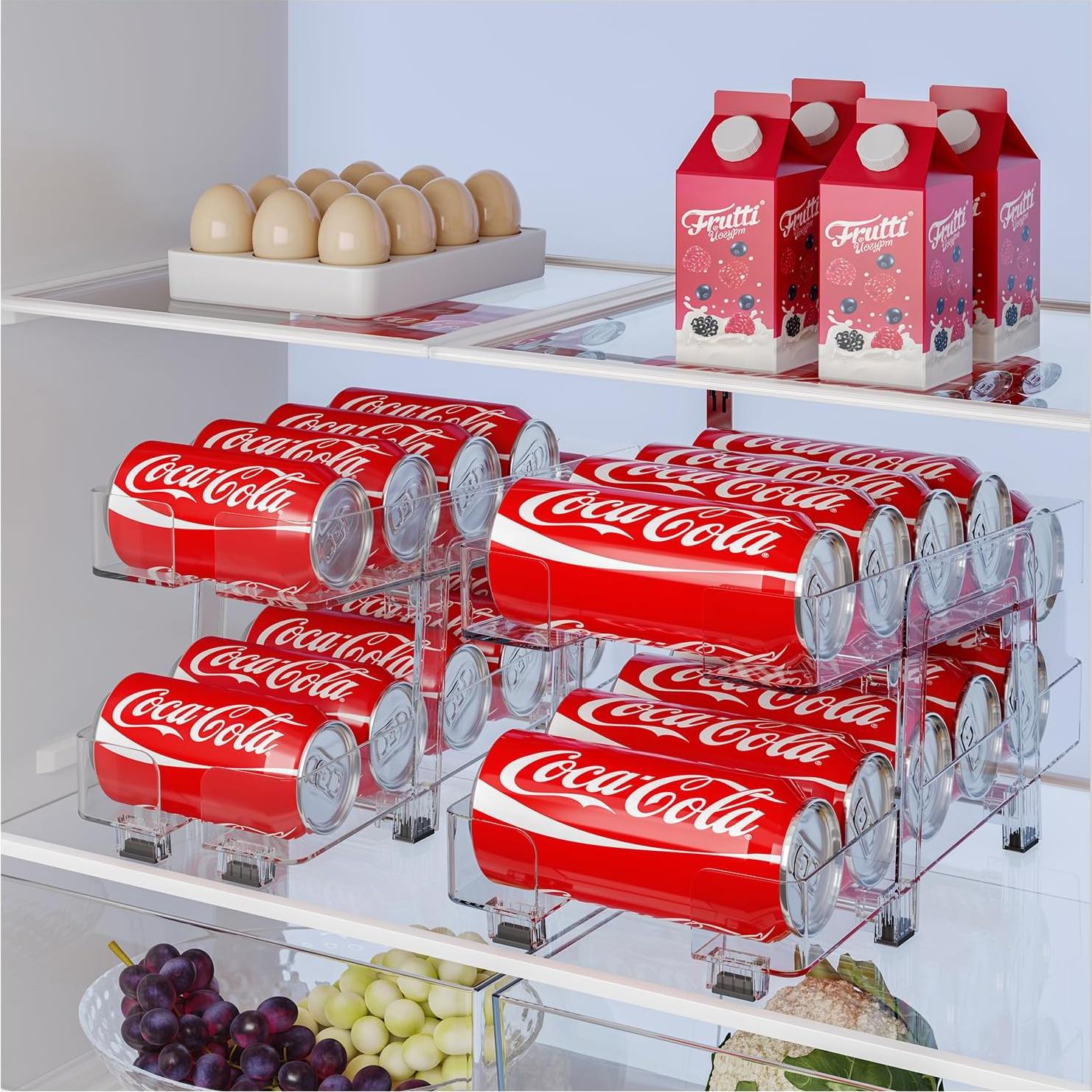 Organizador de Latas de Soda IBORING 2 Niveles Expandible