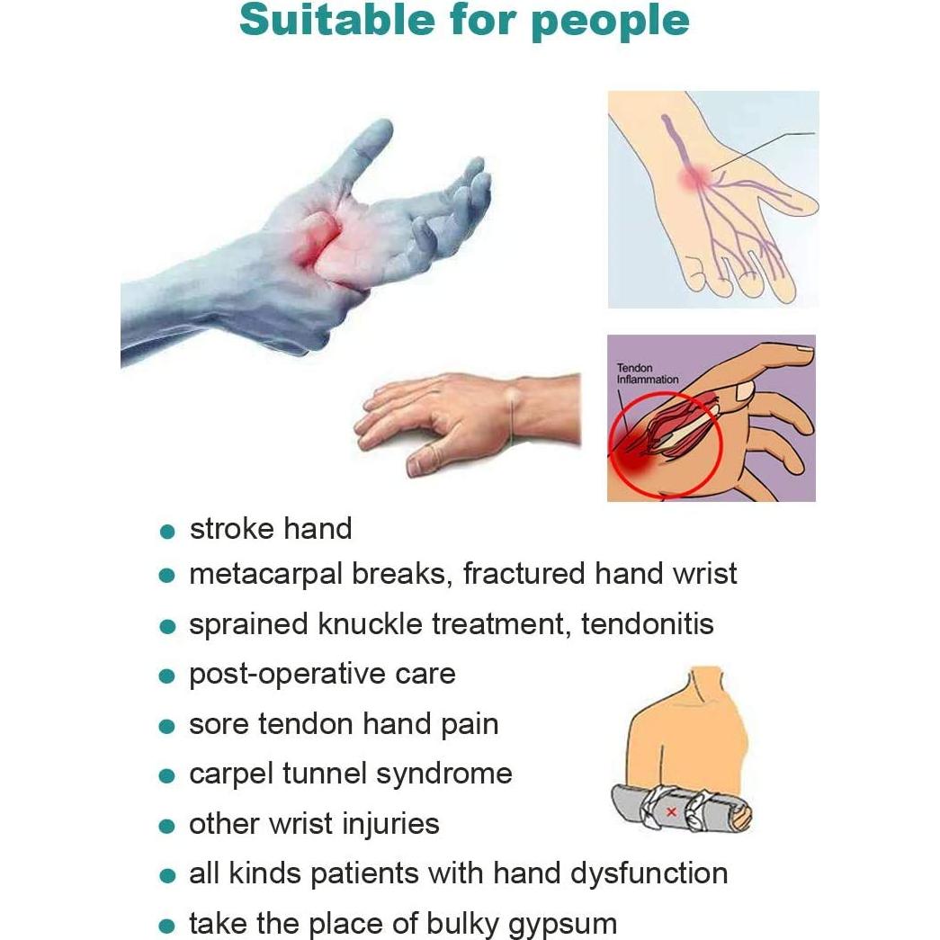 Férula de Descanso Suave Furlove para Mano Izquierda Mediana