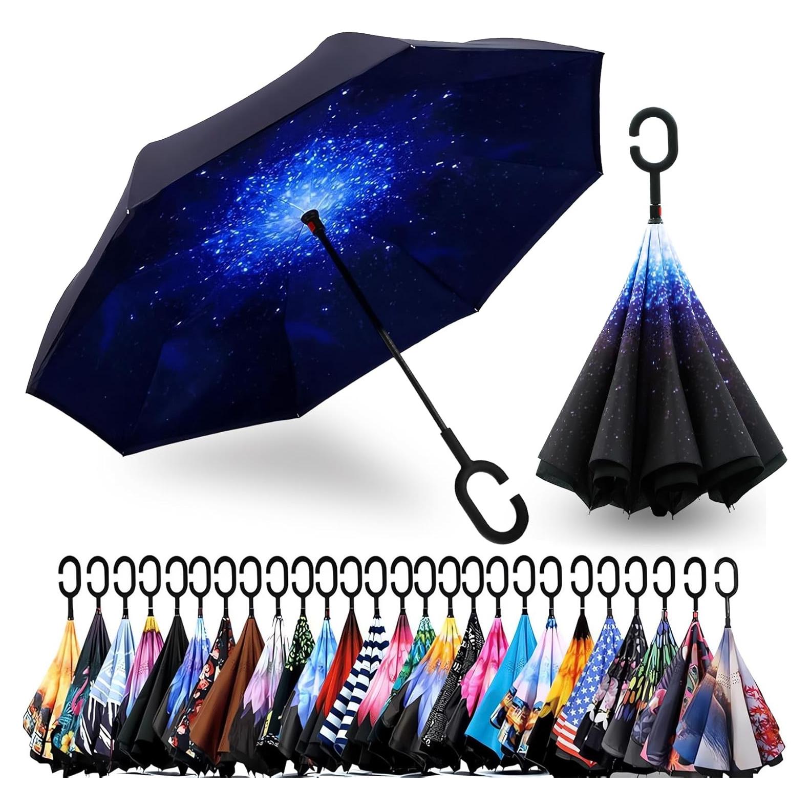 Paraguas Invertido SIEPASA 124 cm Doble Capa Ventilado