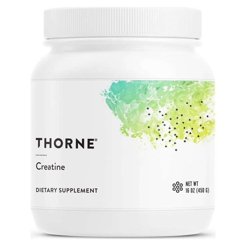 Creatina Monohidrato Thorne 453.6 g - Apoyo Muscular y Energía