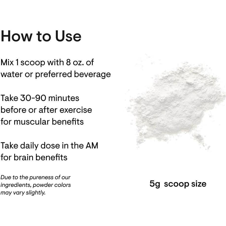 Creatina Monohidrato Thorne 453.6 g - Apoyo Muscular y Energía