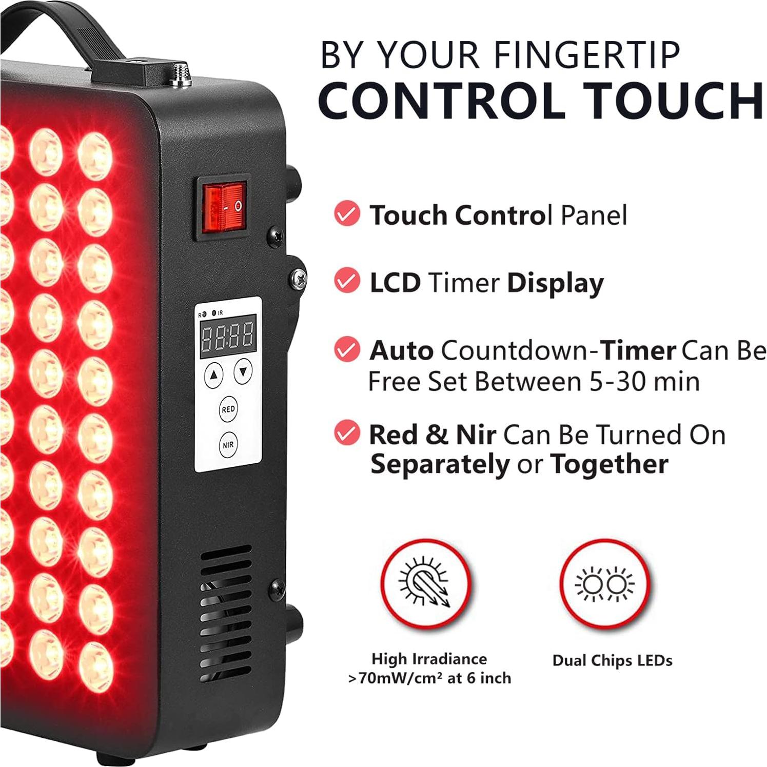 Lámpara de Terapia de Luz Roja 300W Shuborui 660nm 850nm