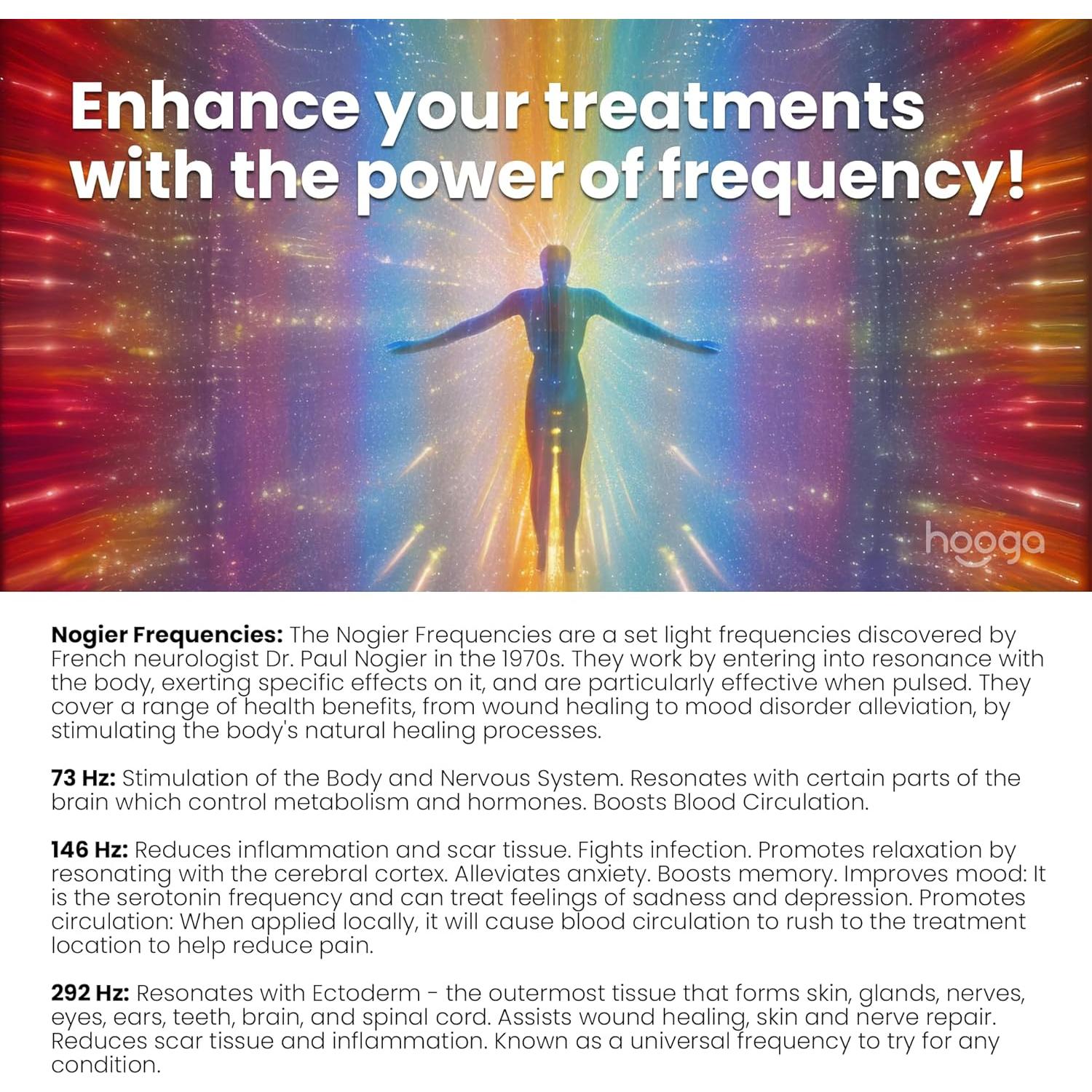 Máscara de Terapia de Luz Roja LED Hooga Combo Cara/Cuello